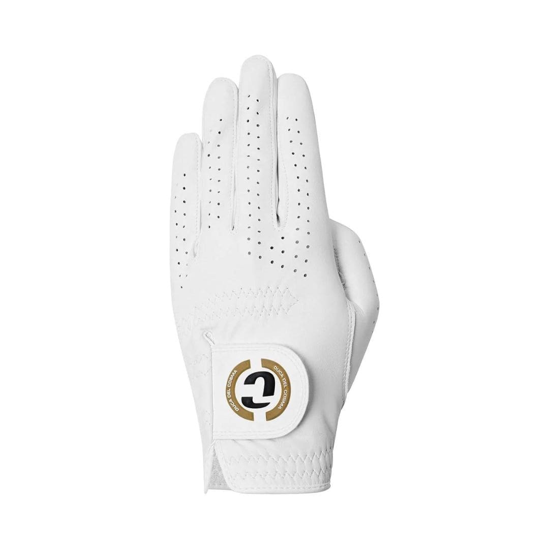 Duca Del Cosma Cabretta Elite Pro Golf Glove (White)