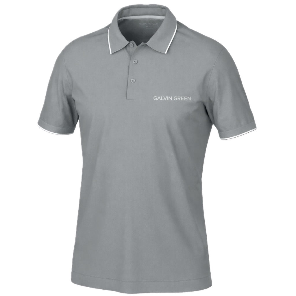 Galvin Green Marty Tour Golf Polo Shirt - Sharkskin