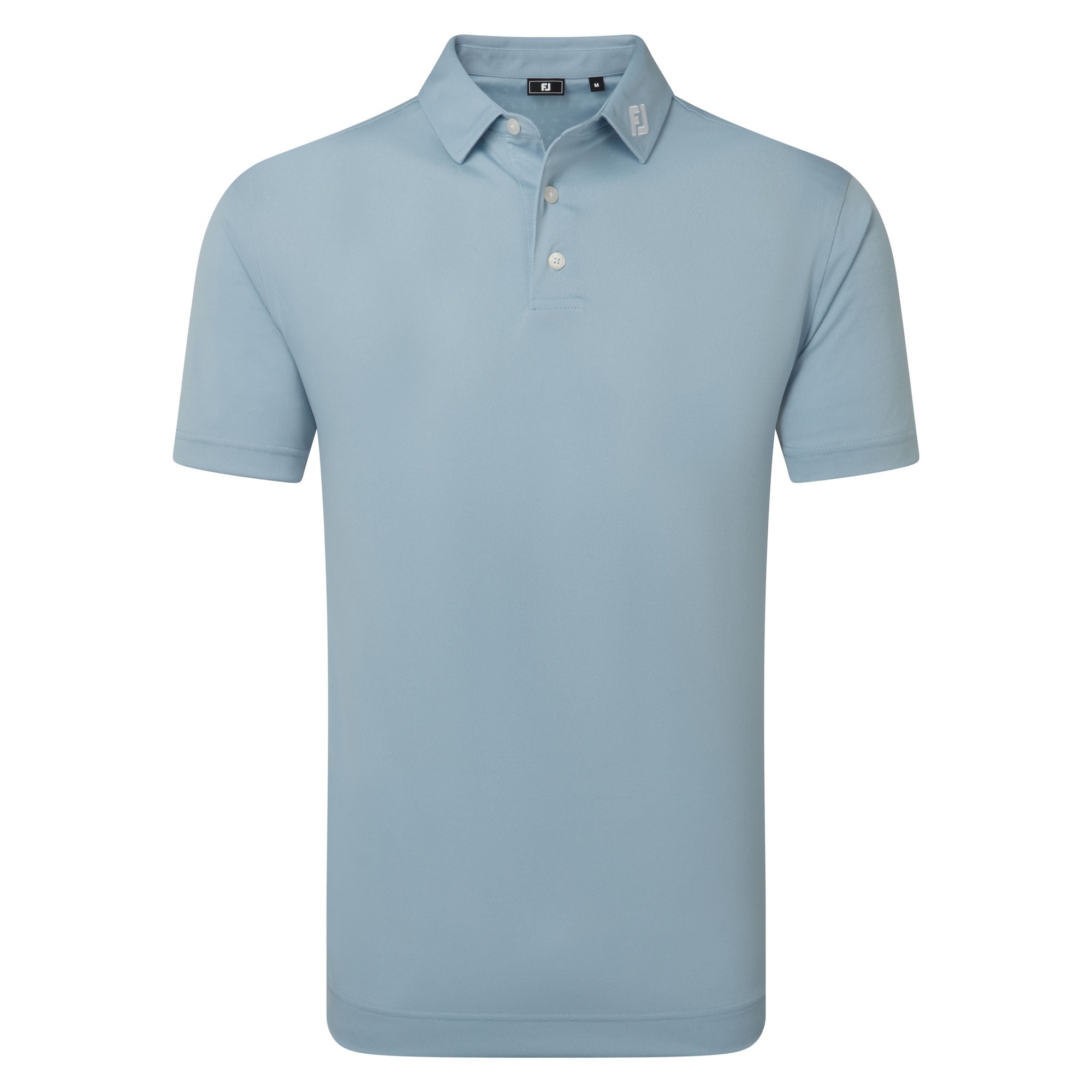 FootJoy Stretch Pique Solid Golf Polo Shirt - Chambray