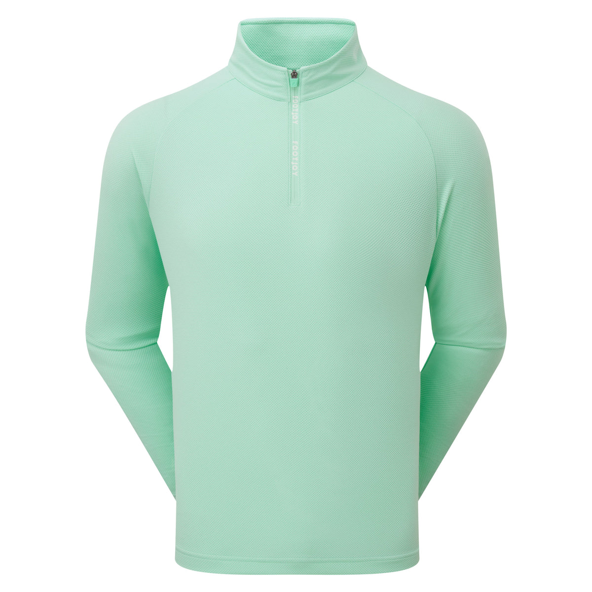 FootJoy Wordmark Chill-Out Quarter-Zip Pullover - Sea Glass