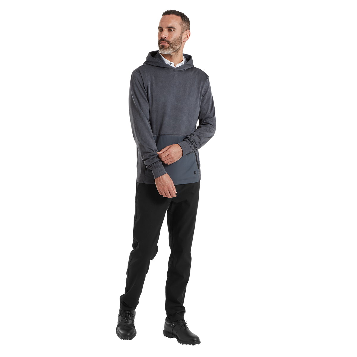 Footjoy Thermoseries Crossover Golf Hoodie - Charcoal