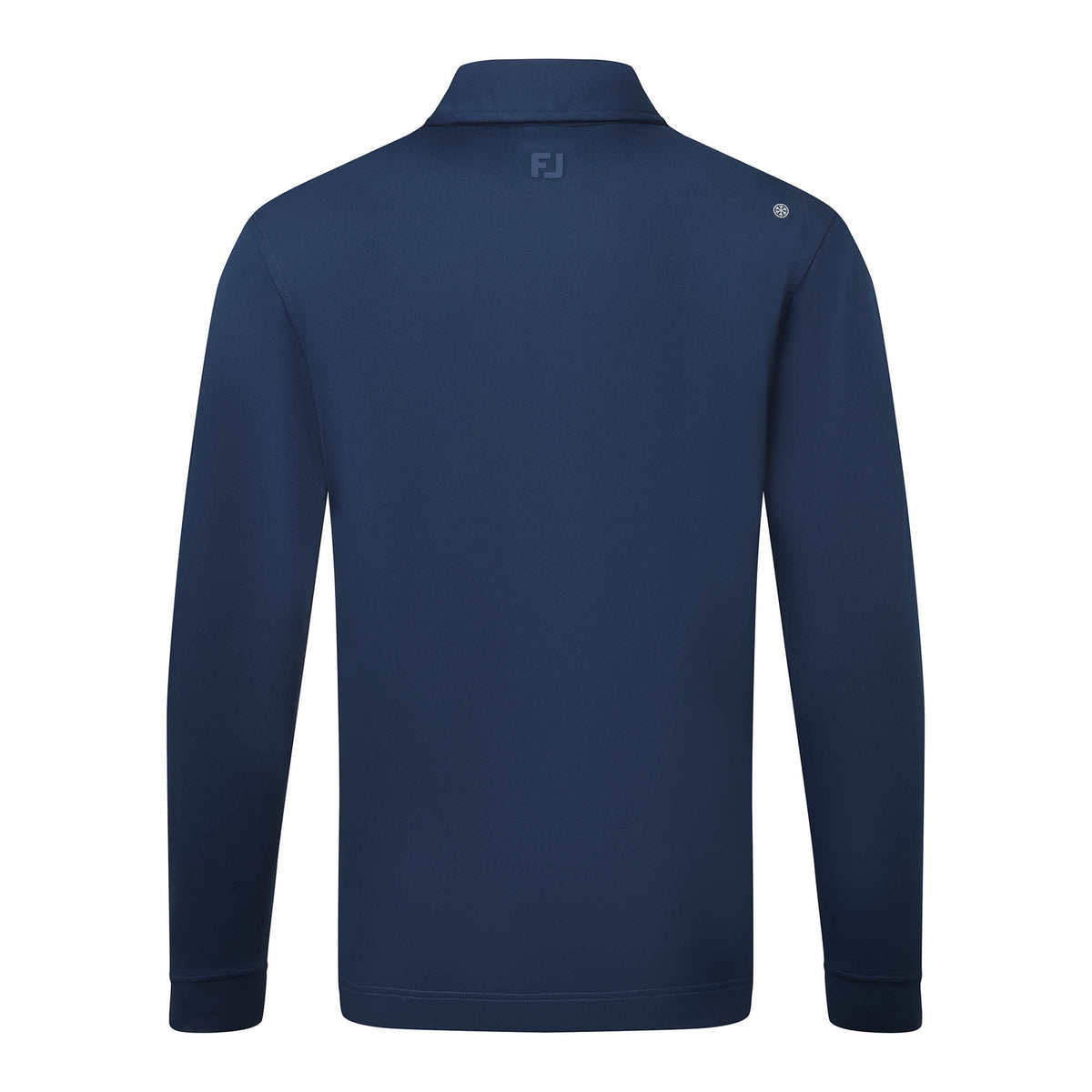 Footjoy Thermoseries Longsleeve Golf Polo Shirt - Navy