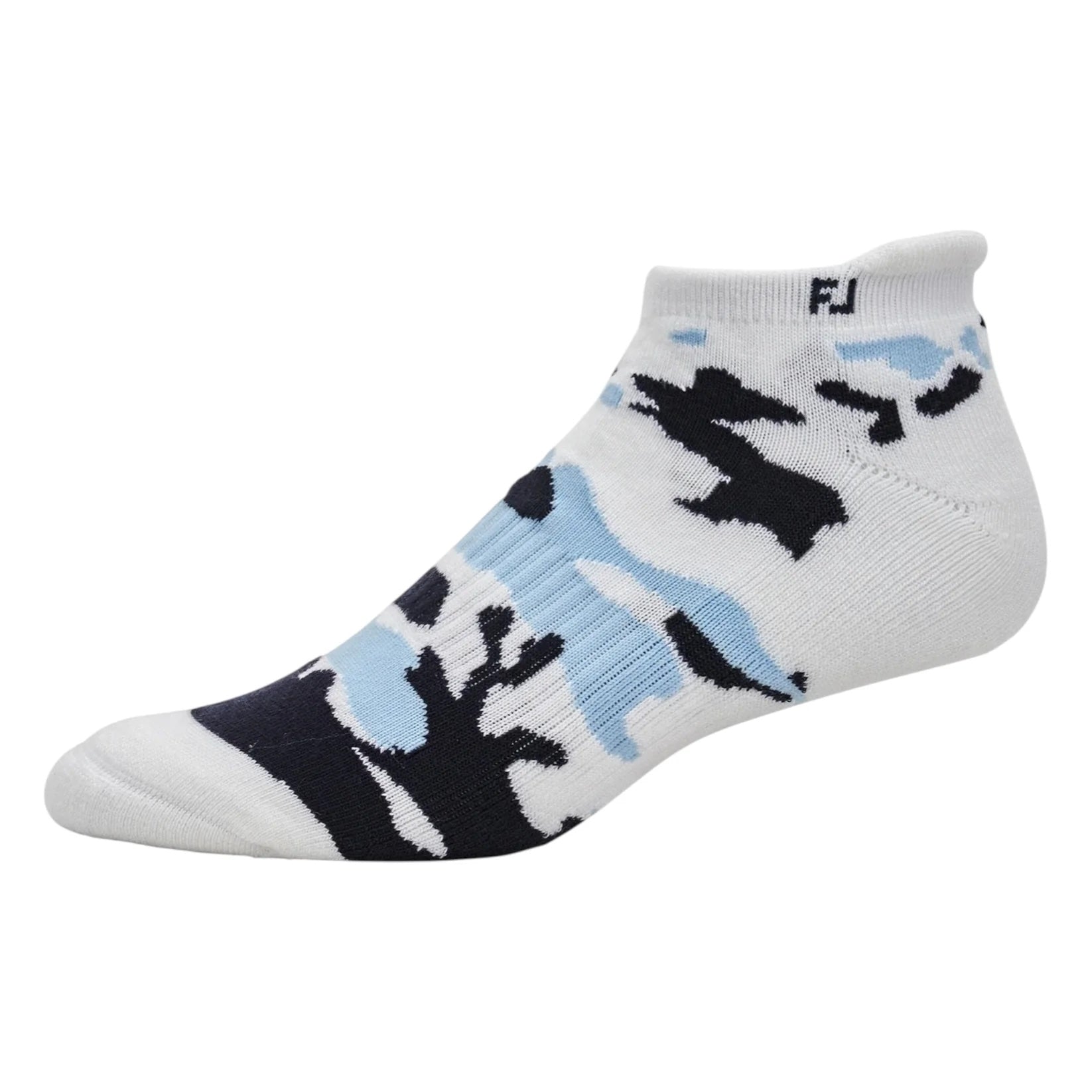 FootJoy ProDry Roll Tab Socks - White Camo - Size 6-11