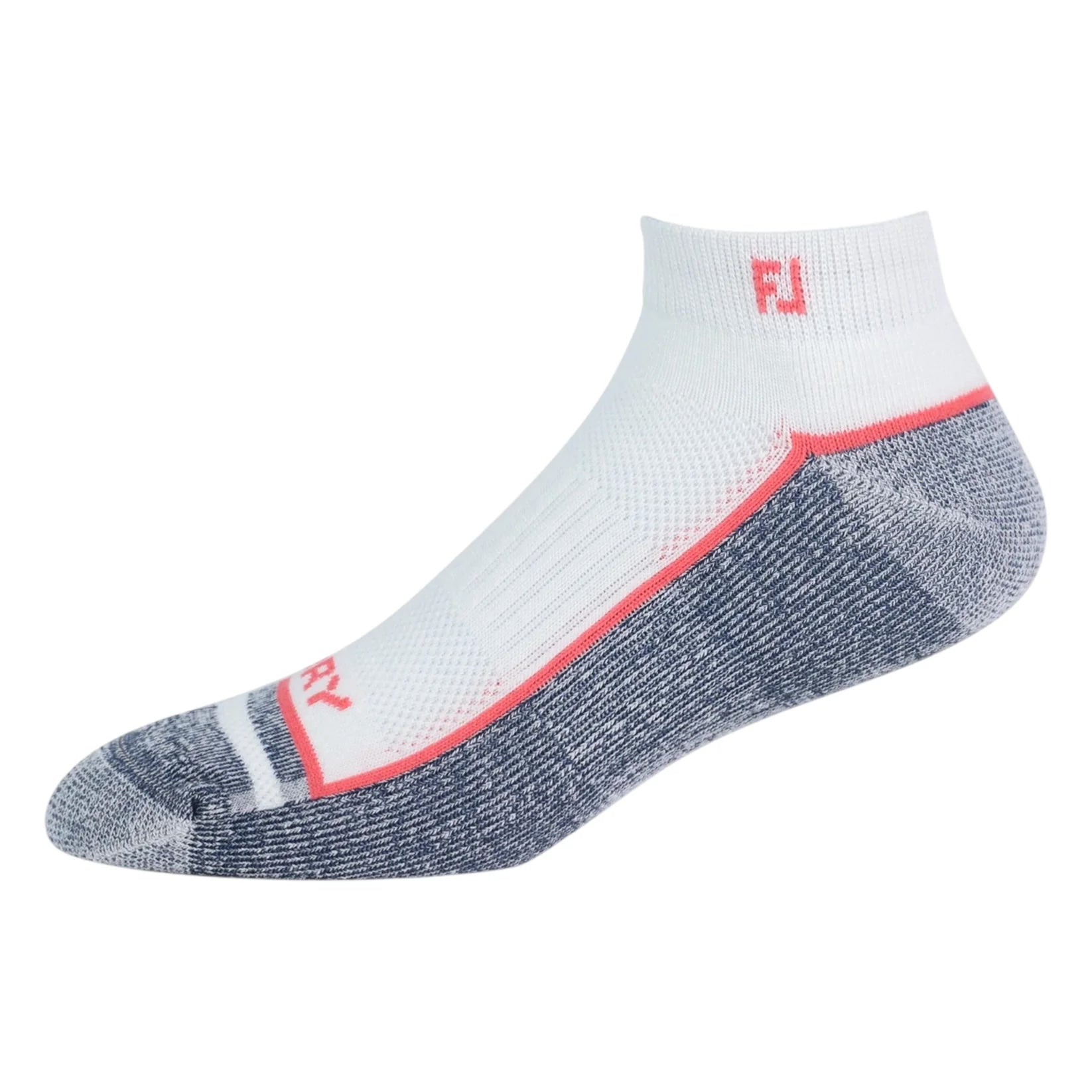 FootJoy ProDry Sport Socks - White, Red & Navy - Size 6-11