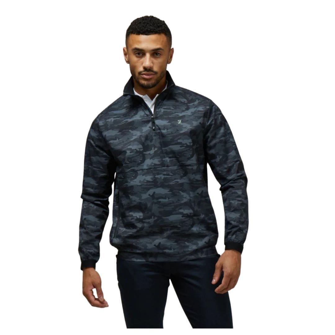 Farah Parker Lightweight Showerproof Jacket (Black)