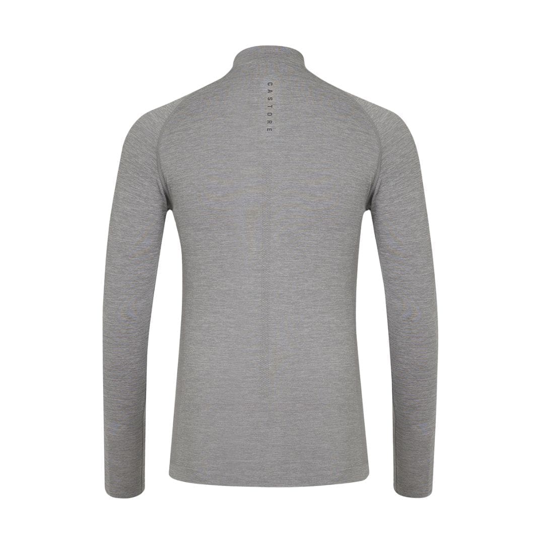 Castore Bodymapped Seamless 1/4 Zip Midlayer (Steel)