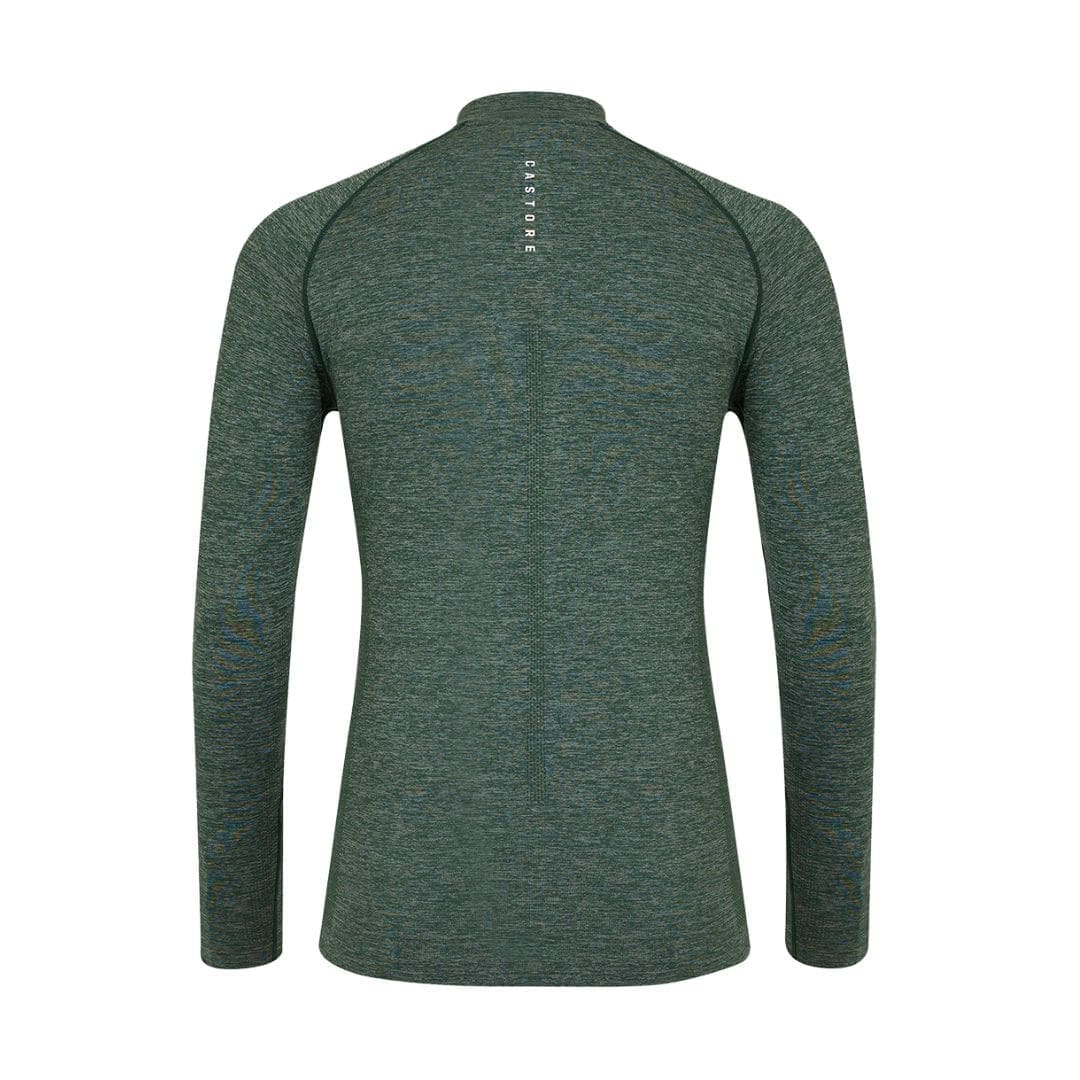 Castore Bodymapped Seamless 1/4 Zip Midlayer (Pine Green)