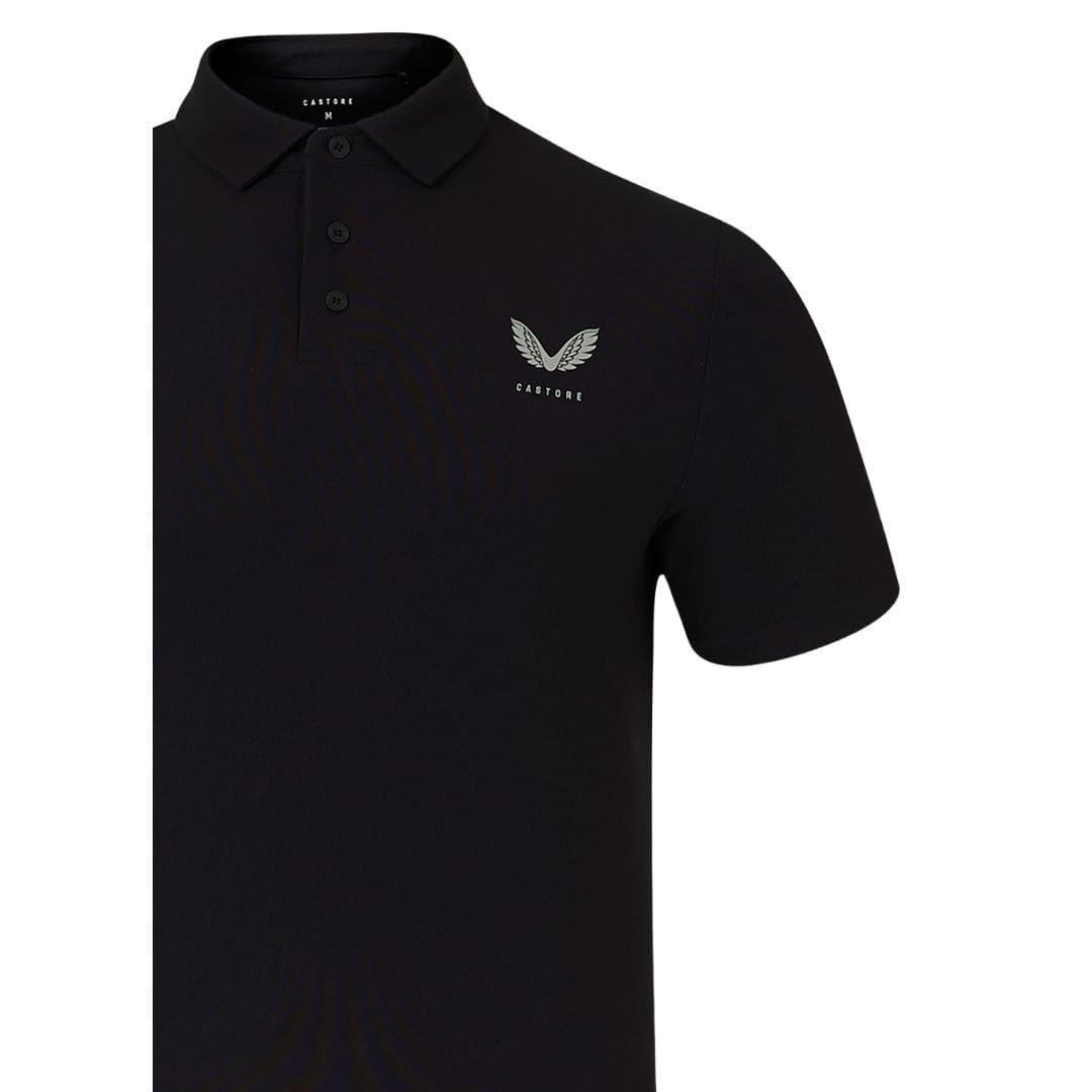Castore Essential Golf Polo Shirt (Black)