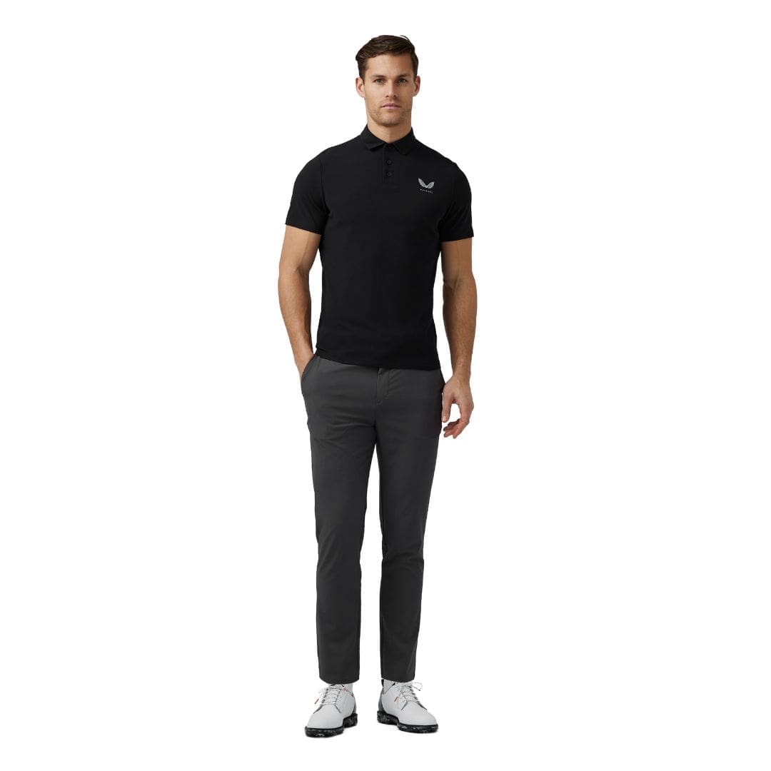 Castore Essential Golf Polo Shirt (Black)