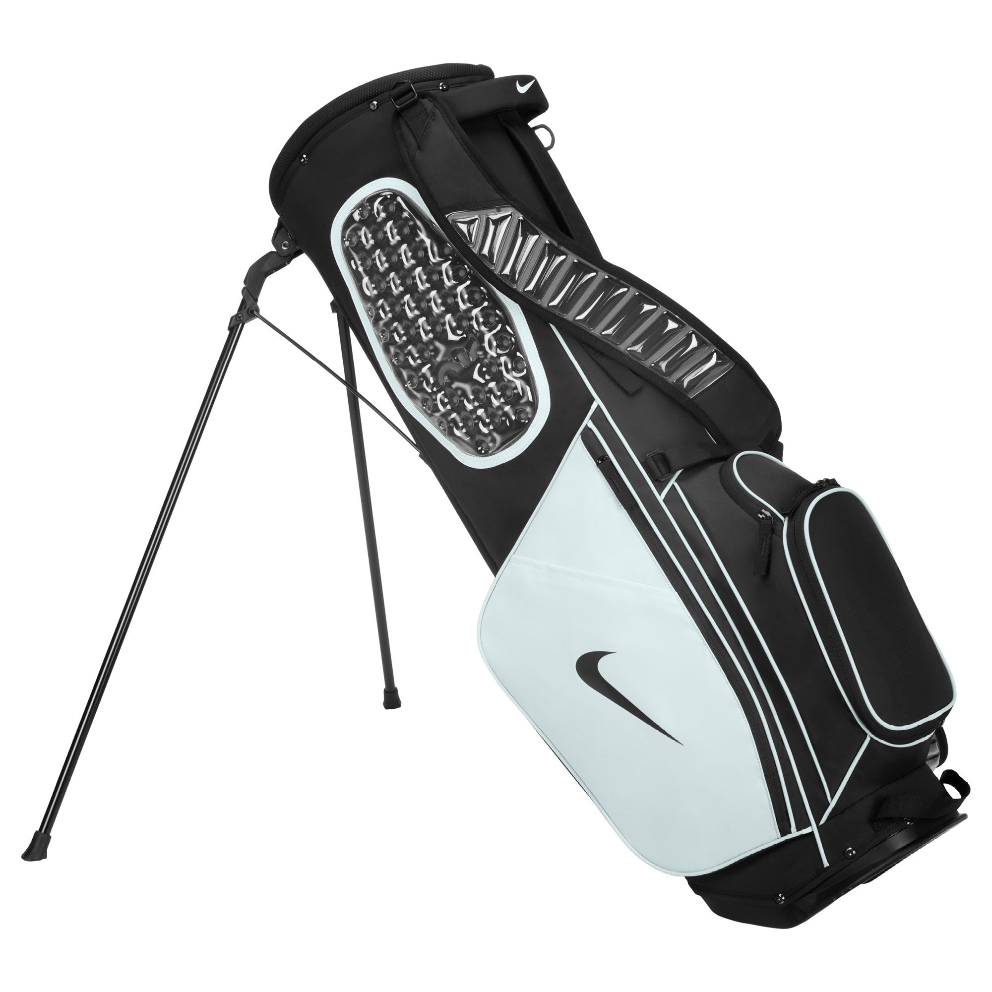 Nike Air Max Lite Golf Stand Bag - Black, Pure Platinum & Black