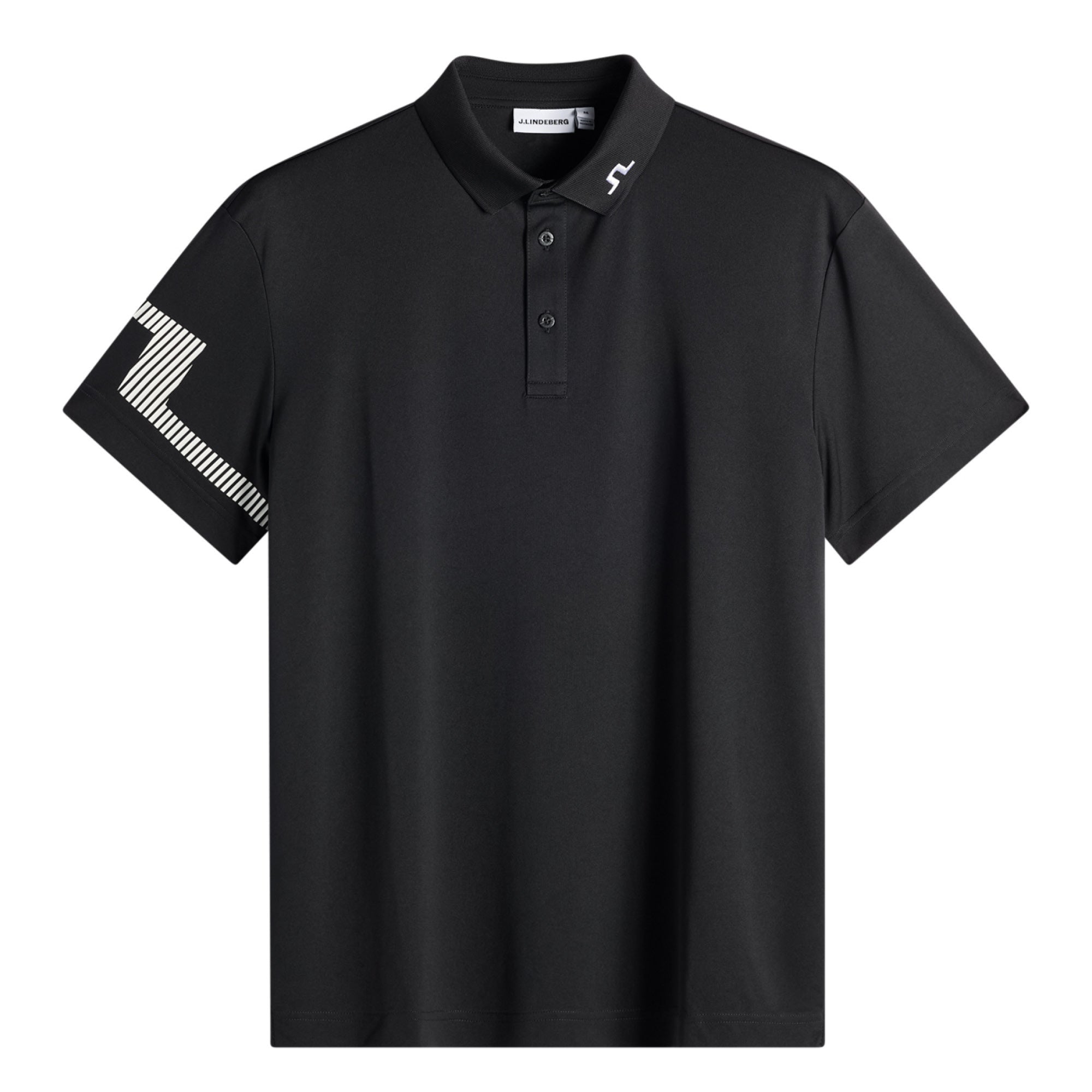 J Lindeberg Heath Polo Shirt - Black