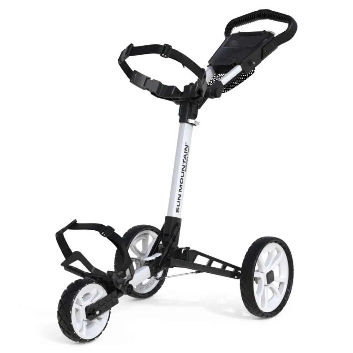 Sun Mountain Ridgeline 3 Golf Push Trolley - White