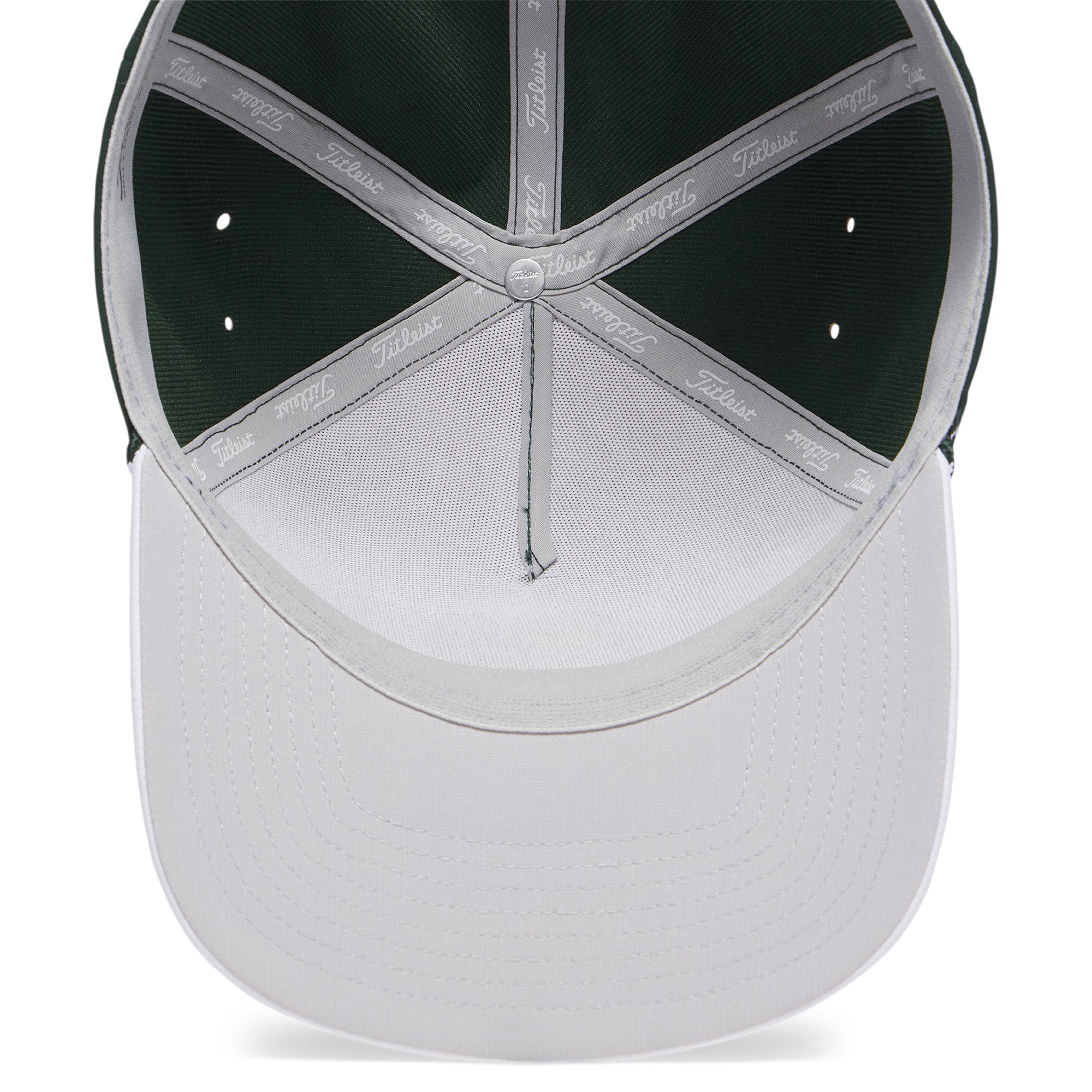 Titleist Boardwalk Rope Golf Cap - White, Pine & Gold
