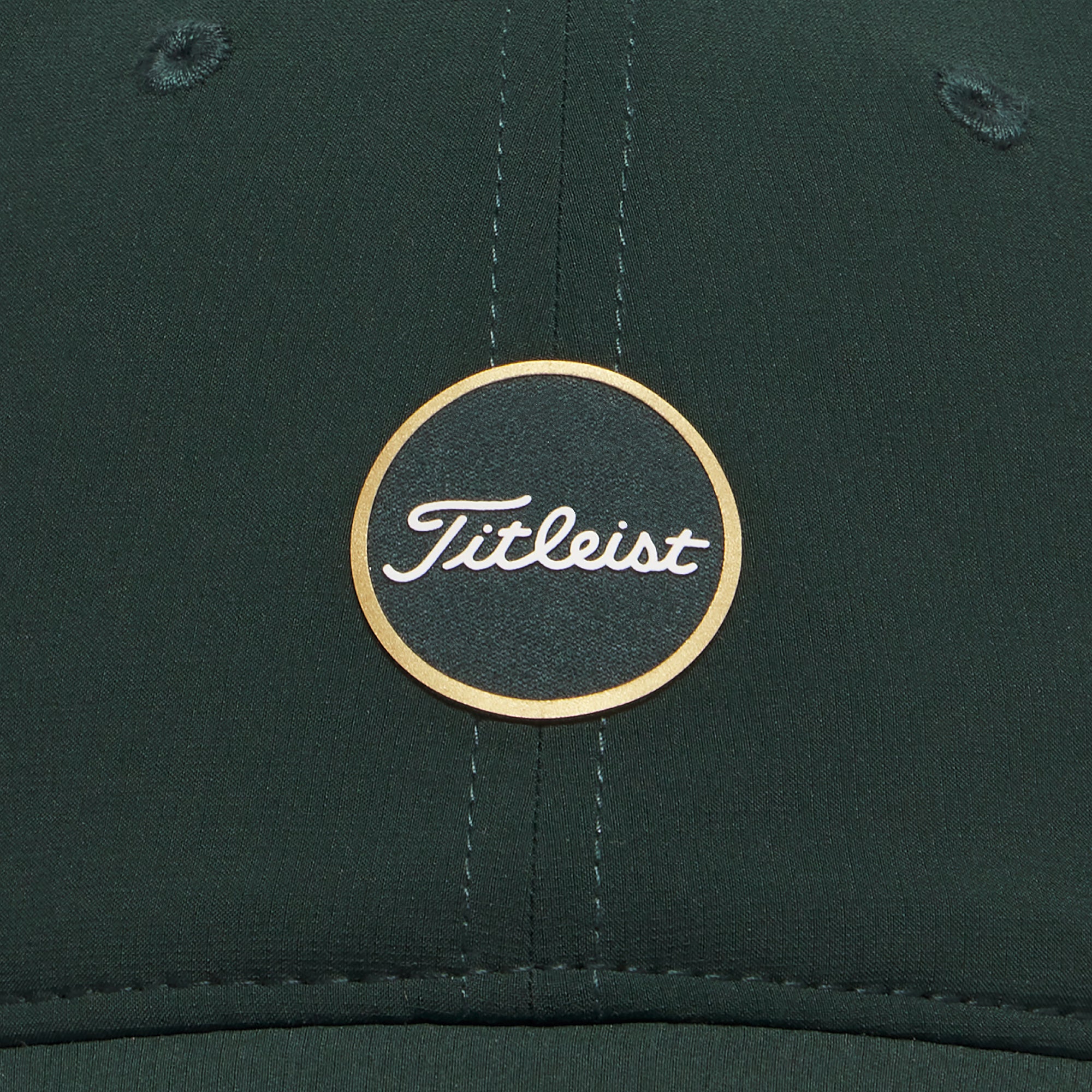 Titleist Montauk Lightweight Tee Time Edition Golf Cap - Pine, White & Gold
