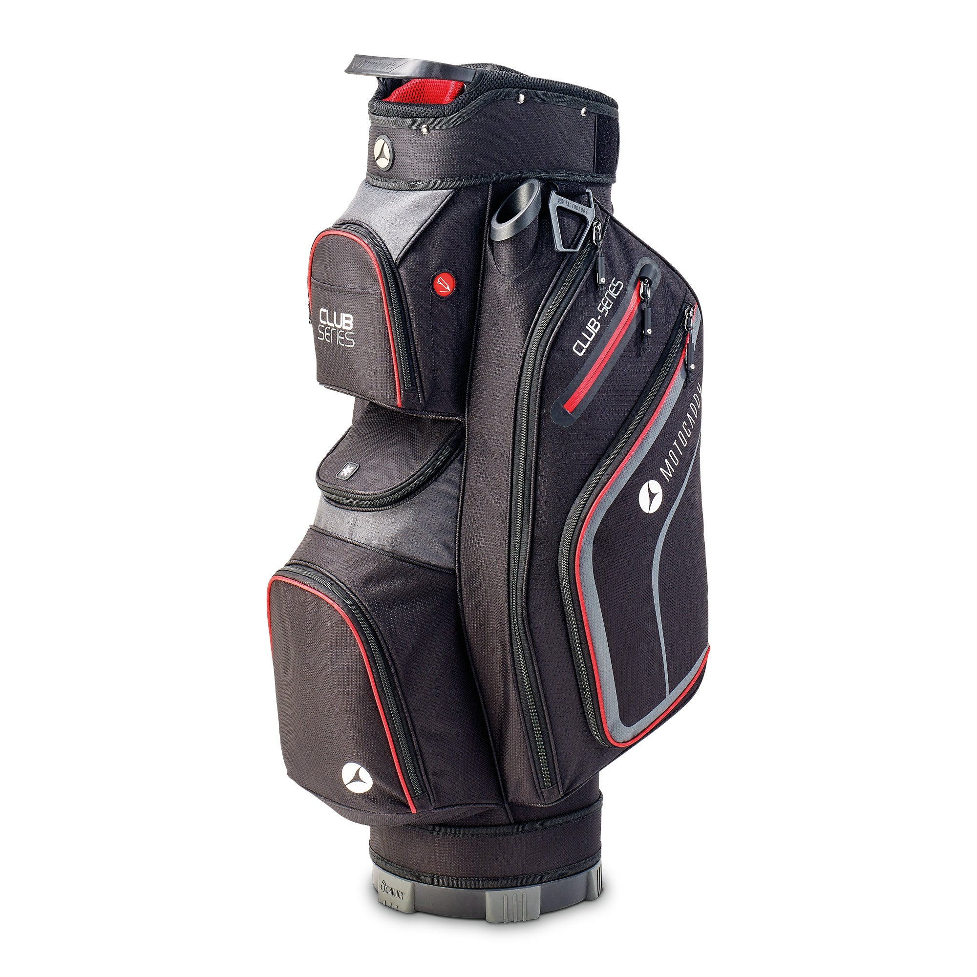 Motocaddy Club Series Golf Cart Bag - Black & Red