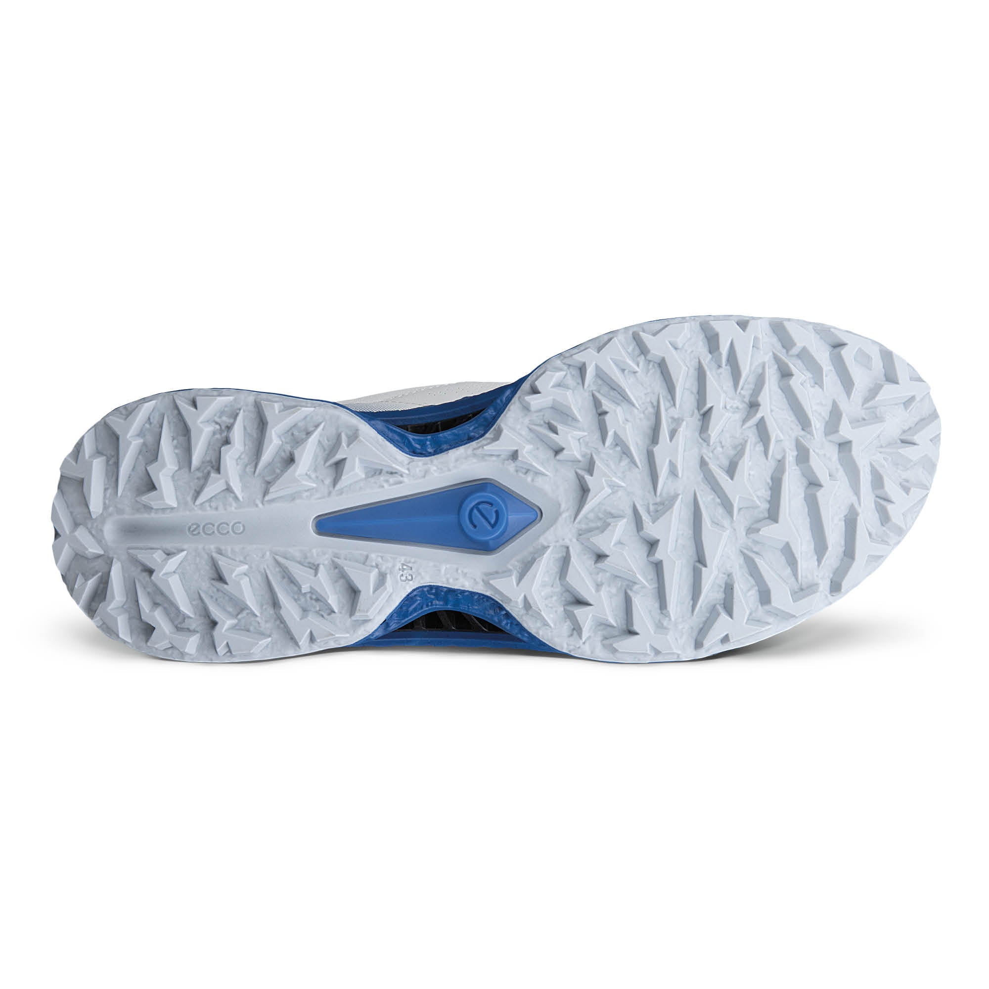 Ecco Biom C5 BOA Gore-Tex Golf Shoes - White & Federal Blue