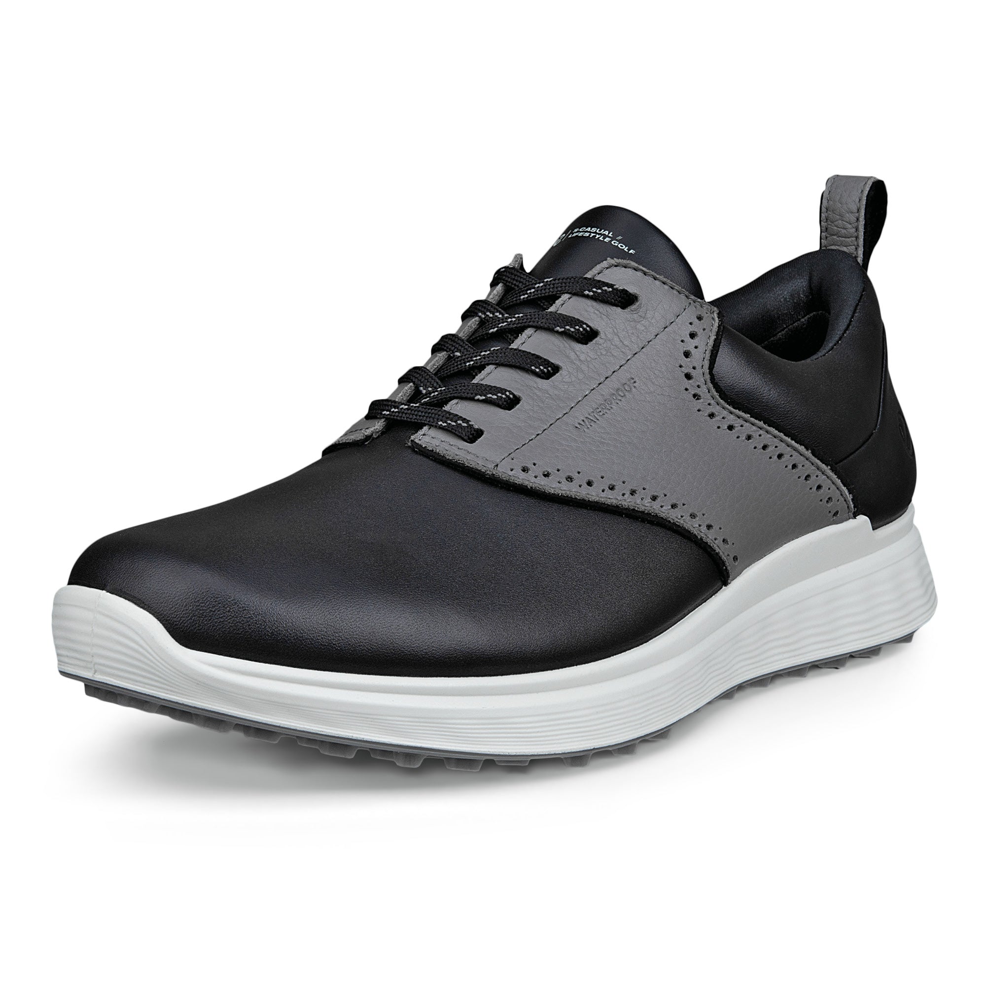 Ecco S-Casual Hybrid Golf Shoes - Black & Steel
