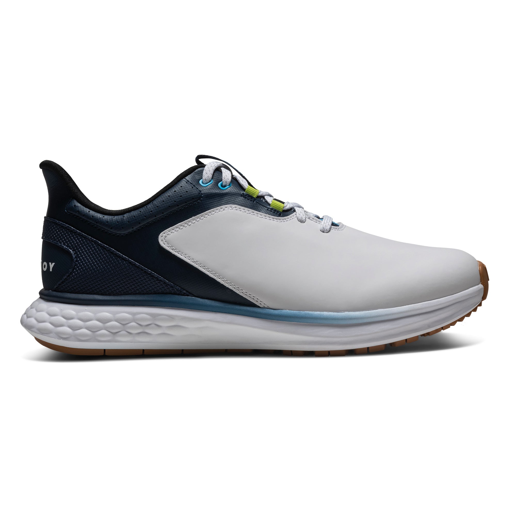 FootJoy Pulse Golf Shoes - White, Gum & Navy