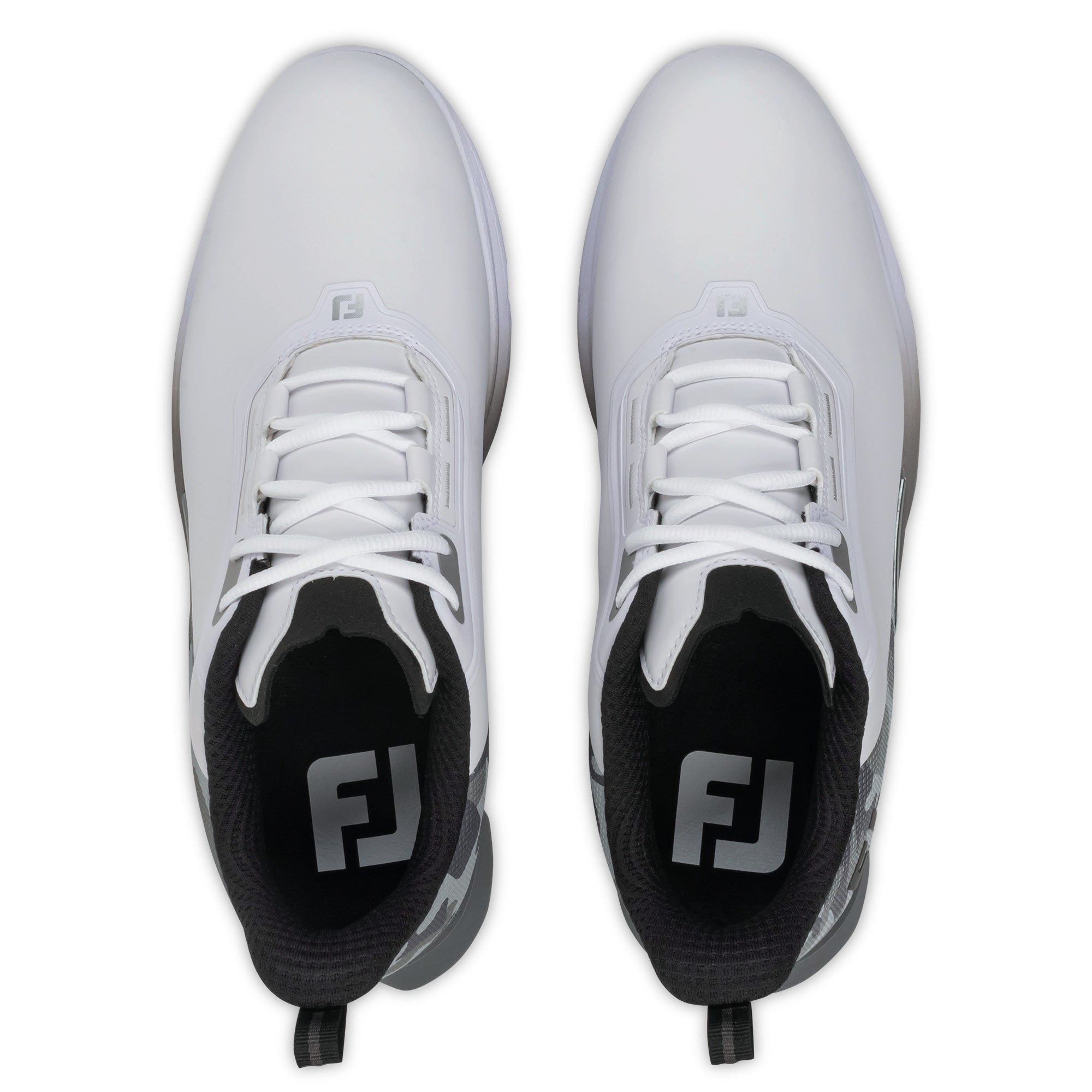 FootJoy Fuel Spikeless Golf Shoes - White, Grey & Black