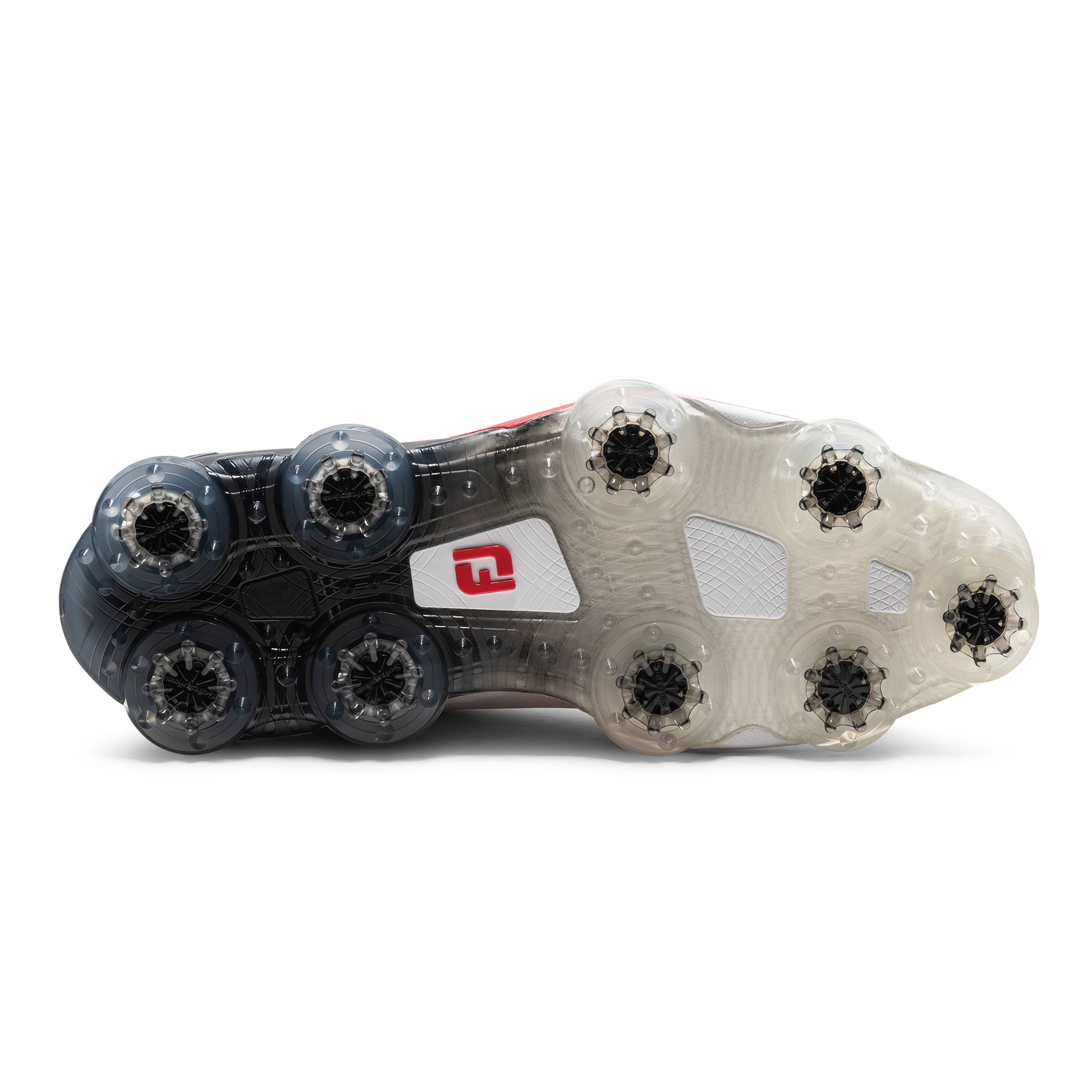 FootJoy Tour Alpha Golf Shoes - White, Black & Red