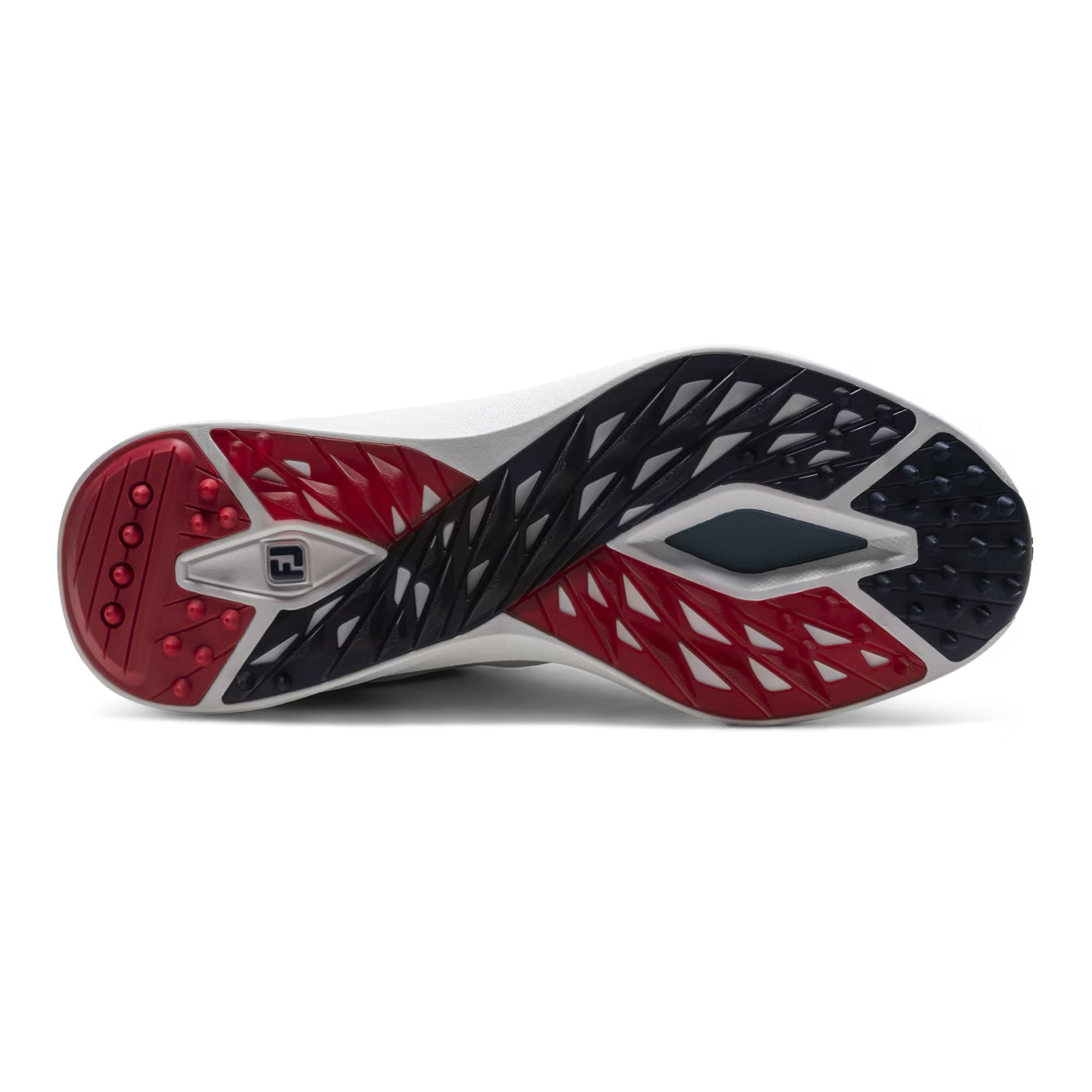 FootJoy Pro/SL Spikeless Golf Shoes - White, Blue & Red