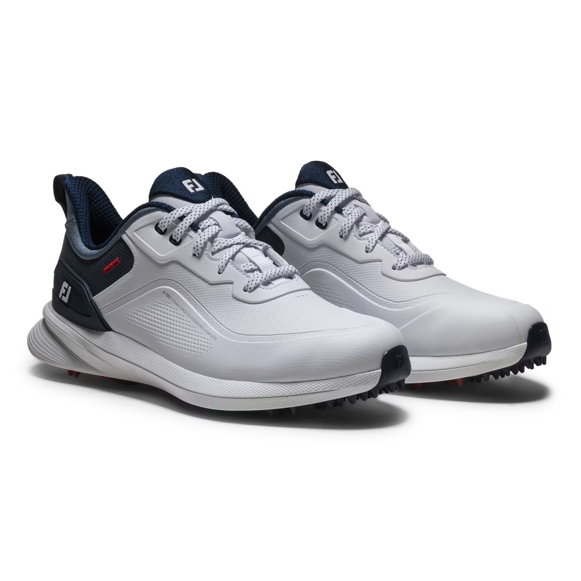 FootJoy Pro/SL Spikeless Golf Shoes - White, Blue & Red