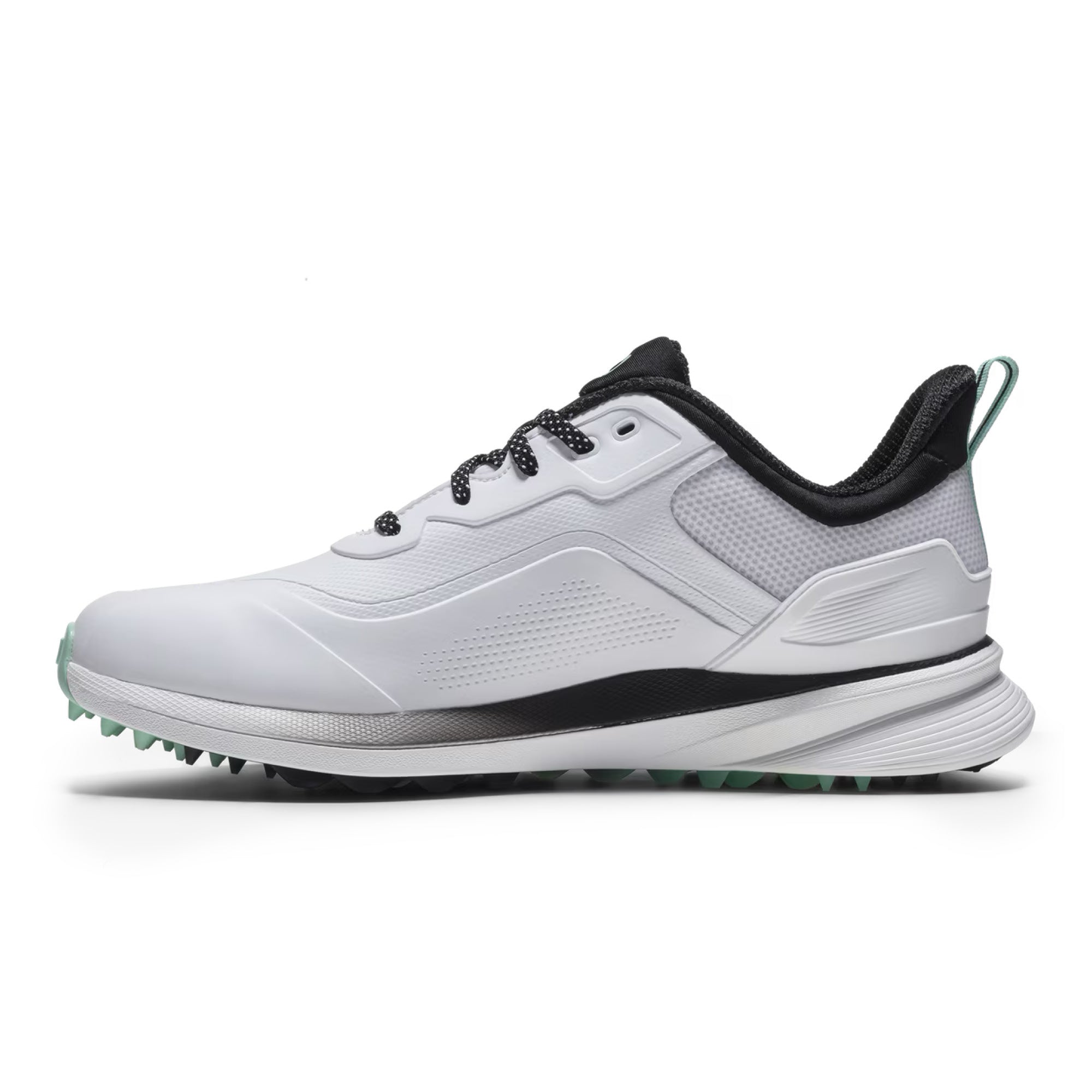 FootJoy Pro/SL Spikeless Golf Shoes - White, Black & Teal