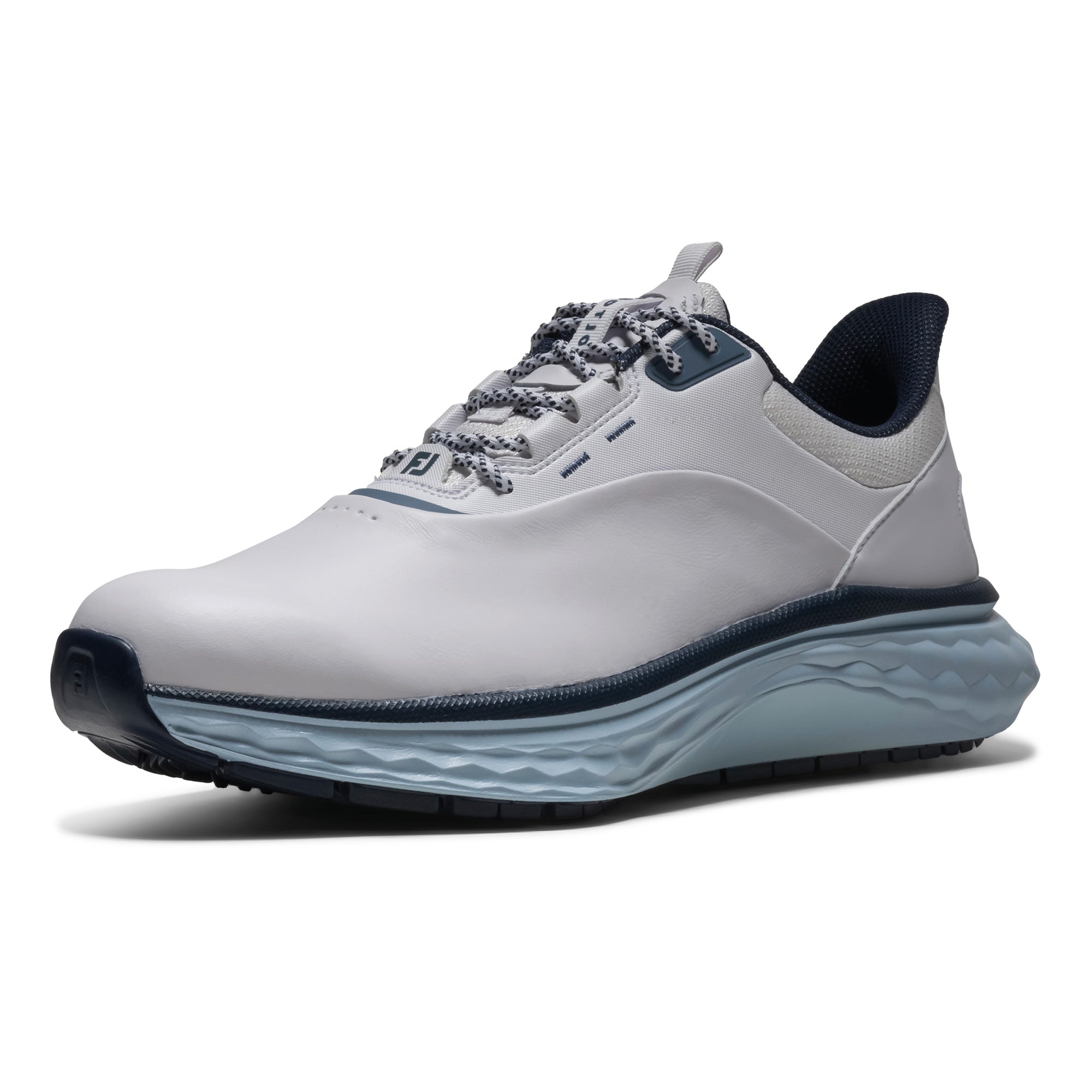 FootJoy Quantum Golf Shoes - White, Navy & Blue