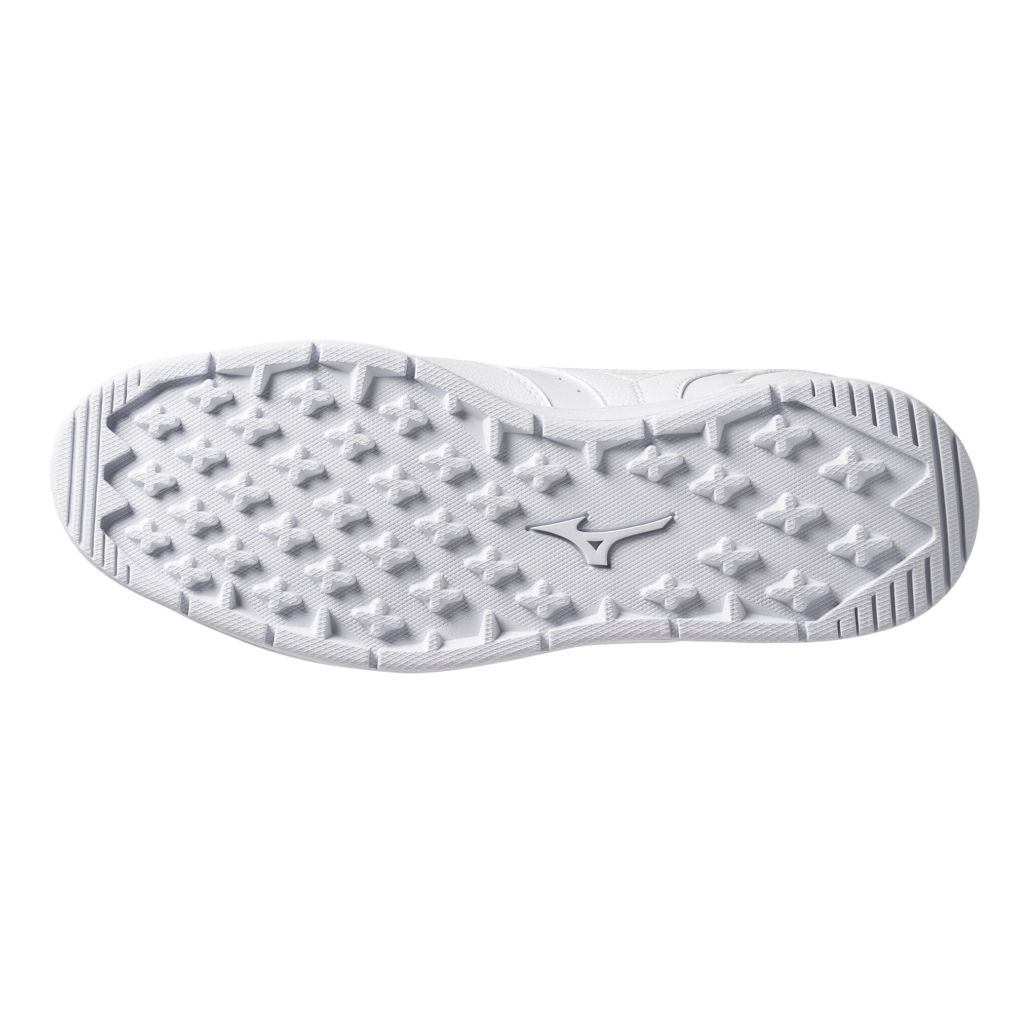 Mizuno City Wind GS Spikeless Golf Shoes - White, White & White