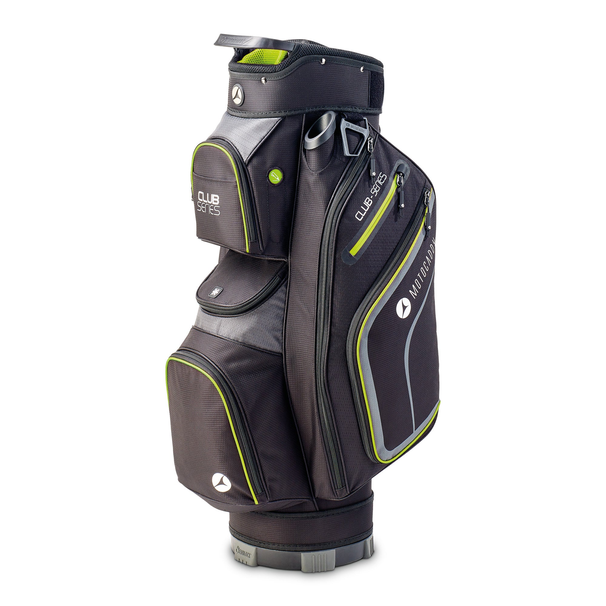 Motocaddy Club Series Golf Cart Bag - Black & Lime
