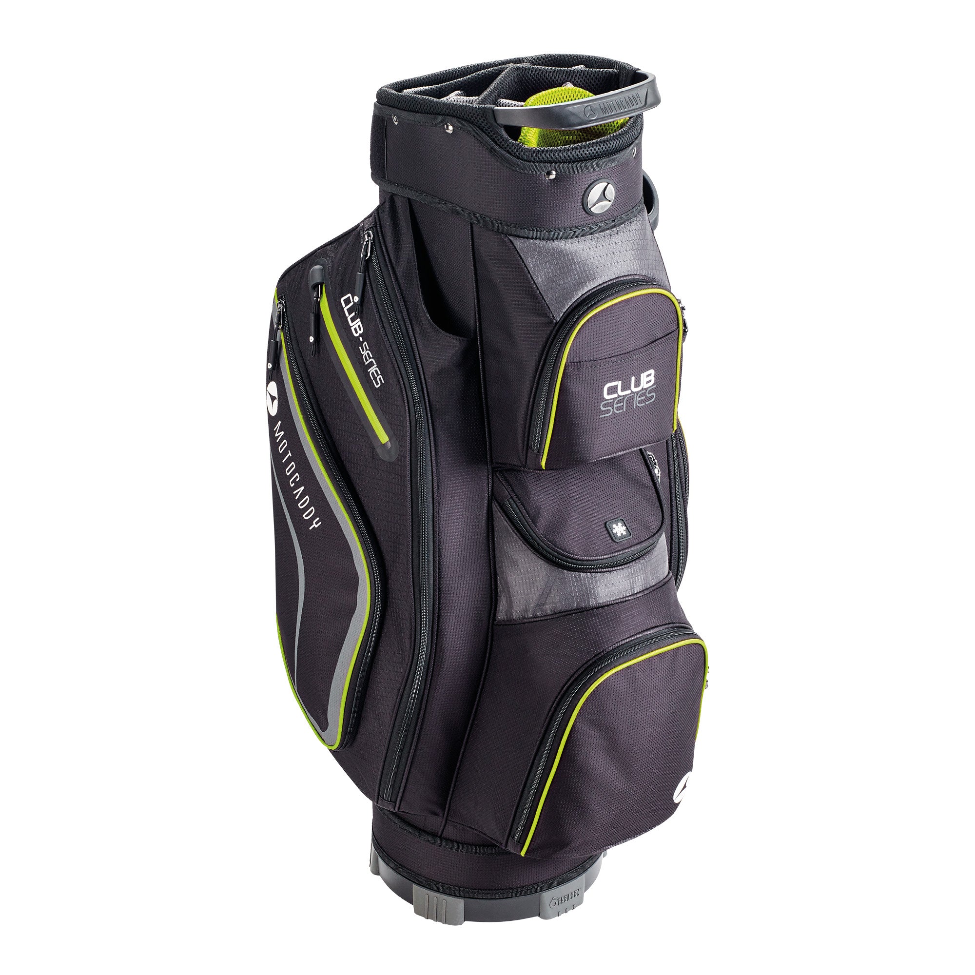 Motocaddy Club Series Golf Cart Bag - Black & Lime
