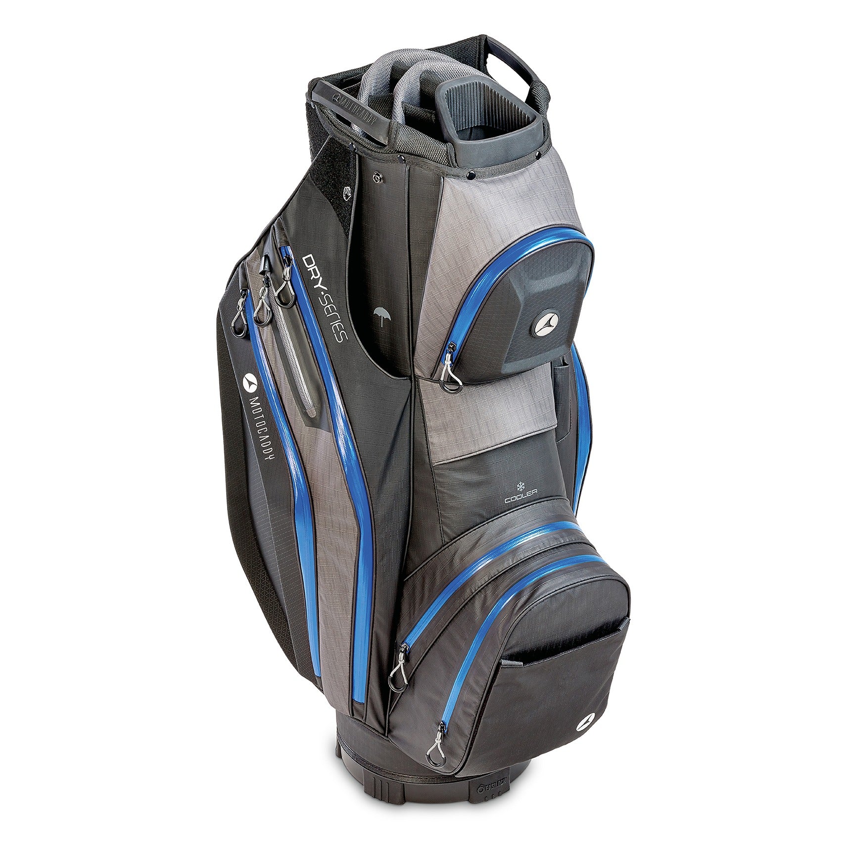 Motocaddy Dry Series Golf Cart Bag - Black & Blue