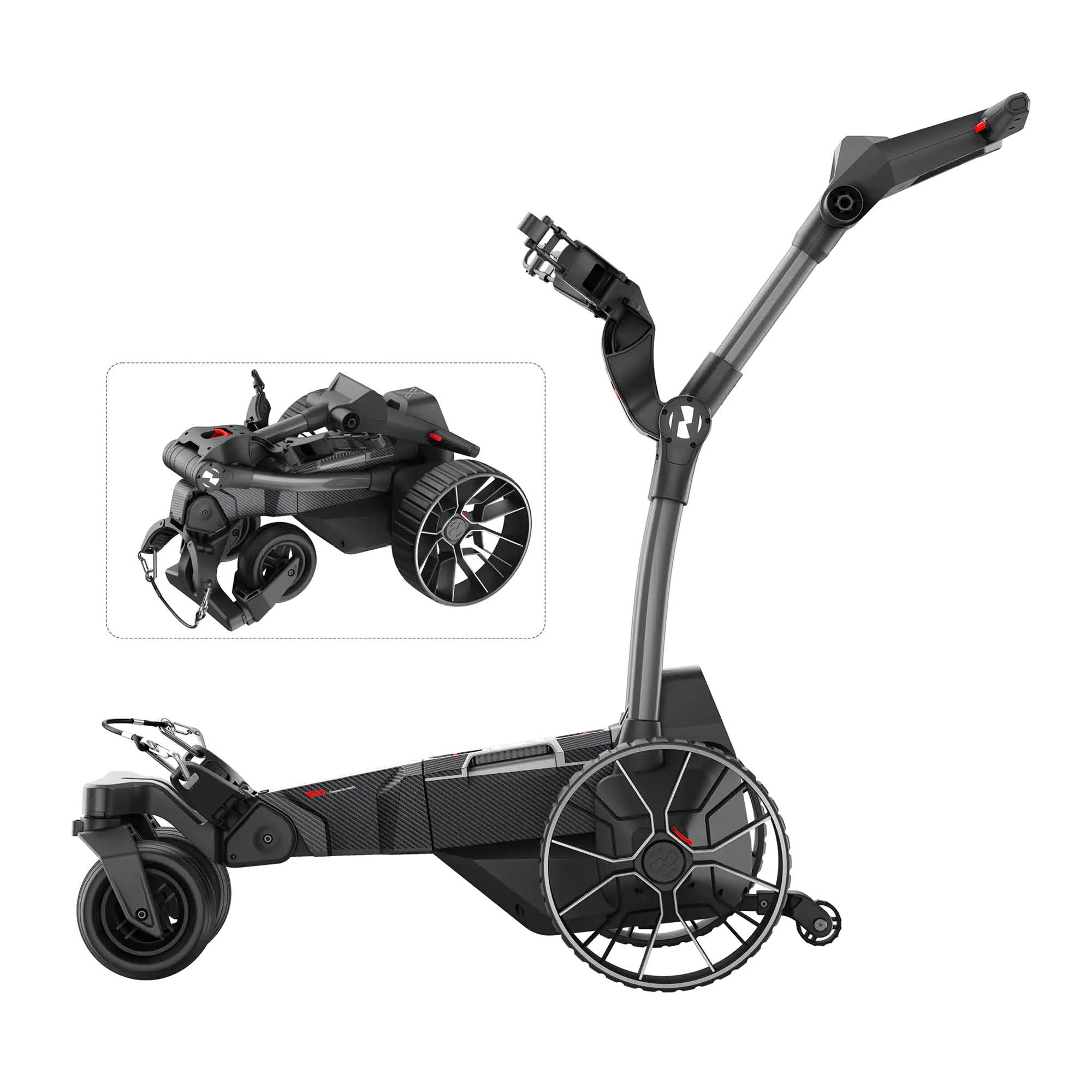 Navee Birdie 3X Follow Remote Electric Golf Trolley - 36 Hole battery