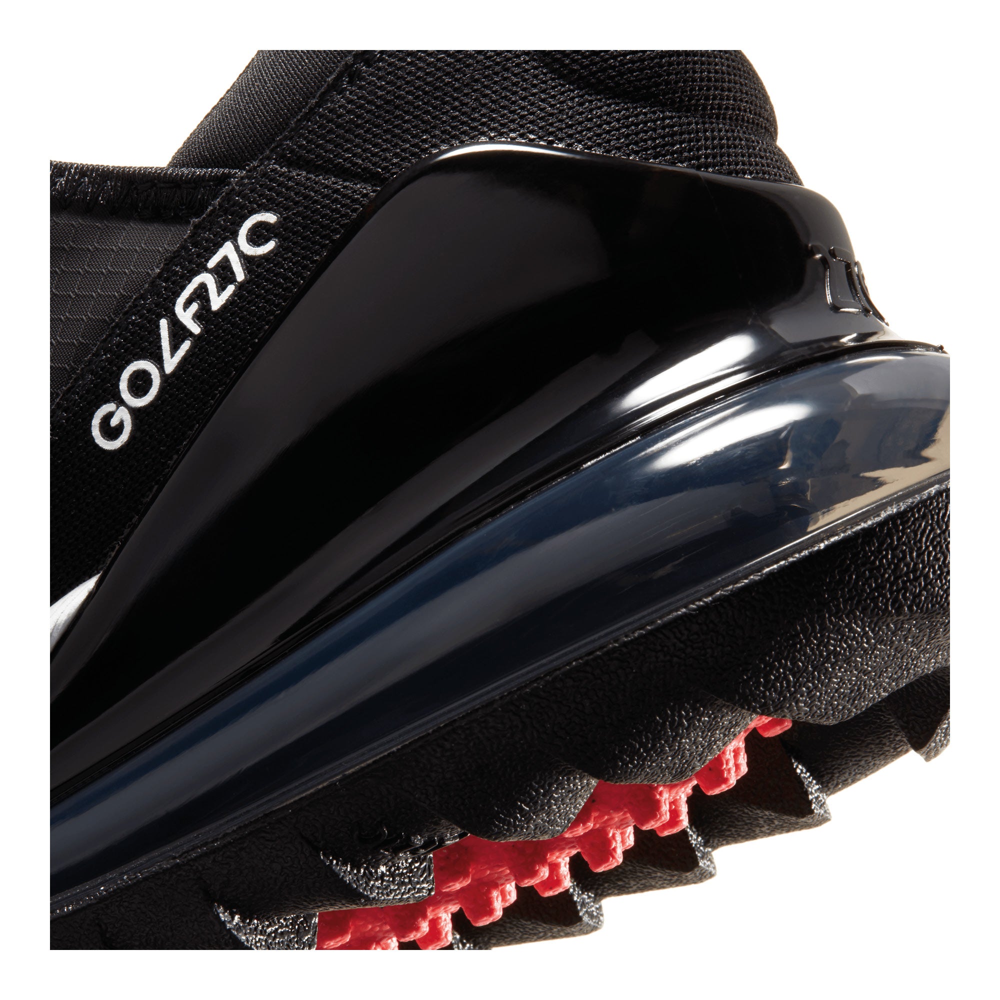 Nike Air Max 270 G Golf Shoe - Black, Hot Punch & White