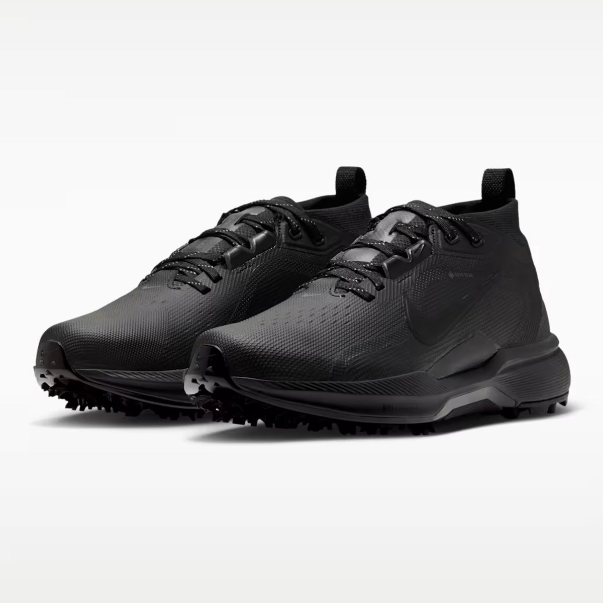 Nike Pegasus 1 G Gore-Tex Waterproof Spiked Golf Shoes - Black, Black & Dark Smoke
