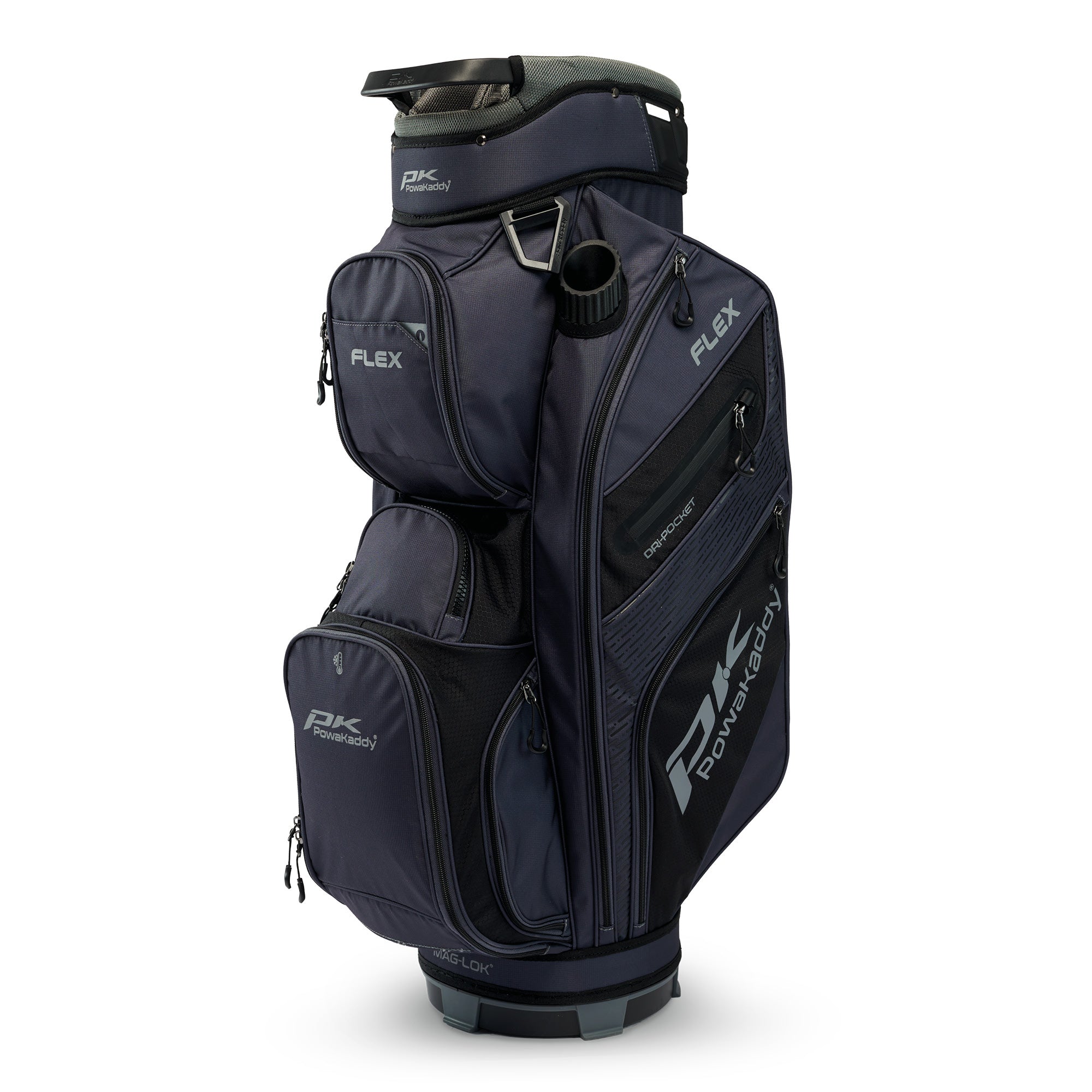 Powakaddy Flex Golf Cart Bag - Grey & Black