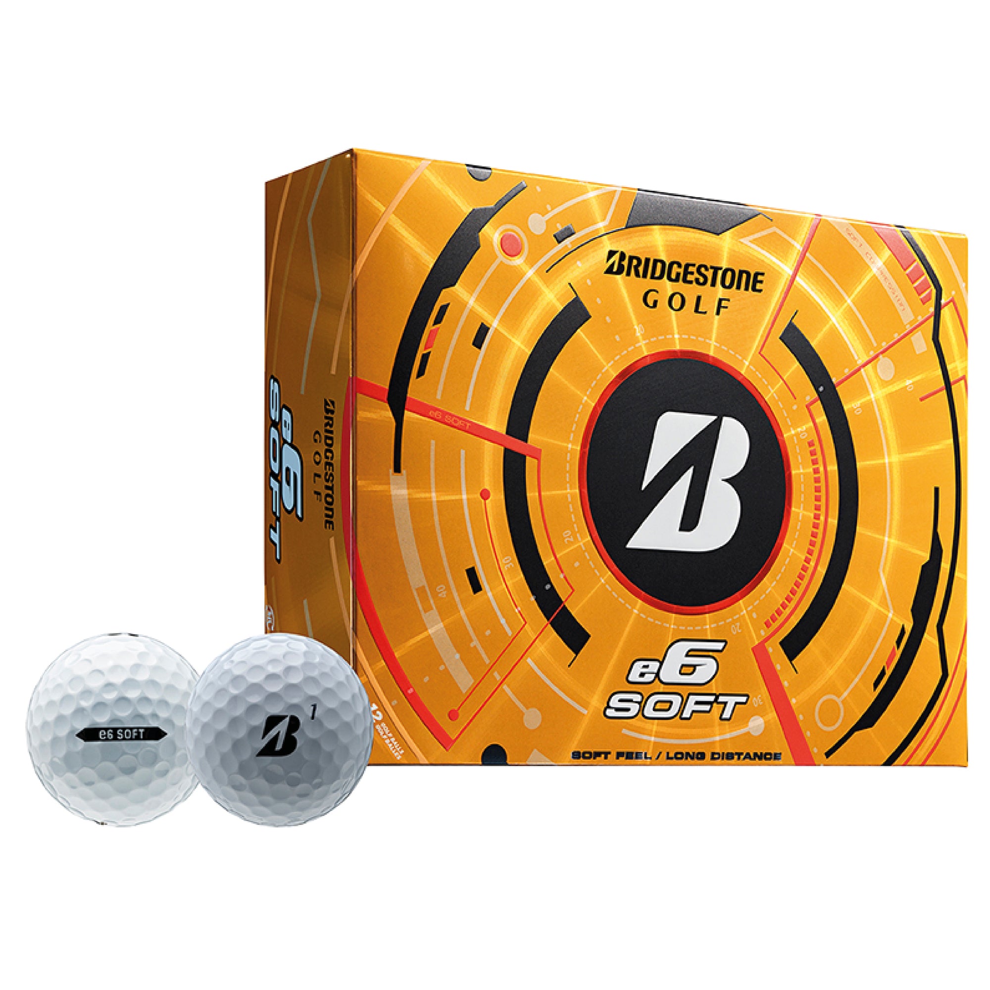 Bridgestone E6 Soft Golf Balls - White