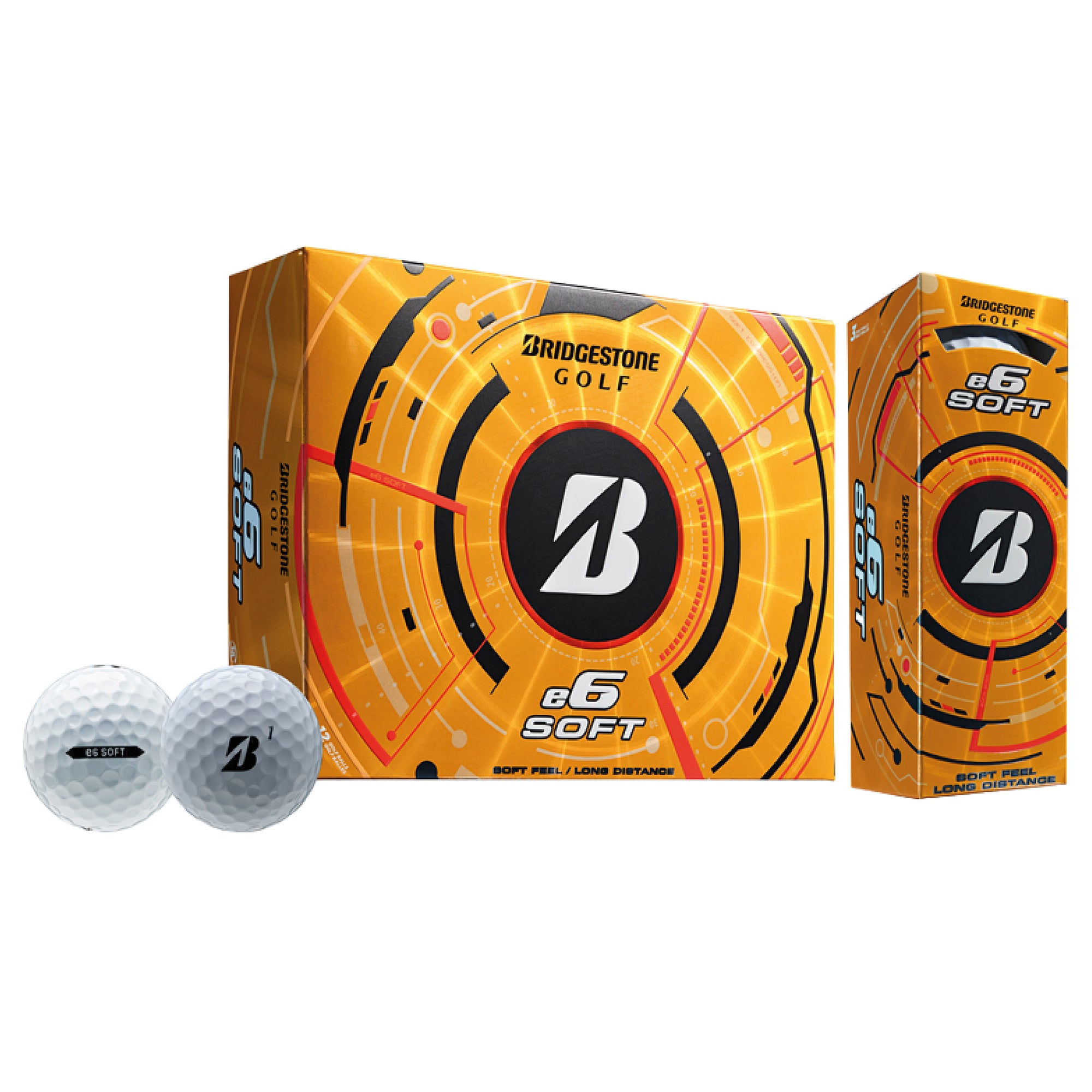 Bridgestone E6 Soft Golf Balls - White