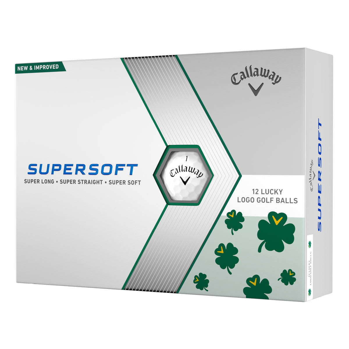Callaway Supersoft Golf Balls - Lucky Logo Edition - 12 Pack