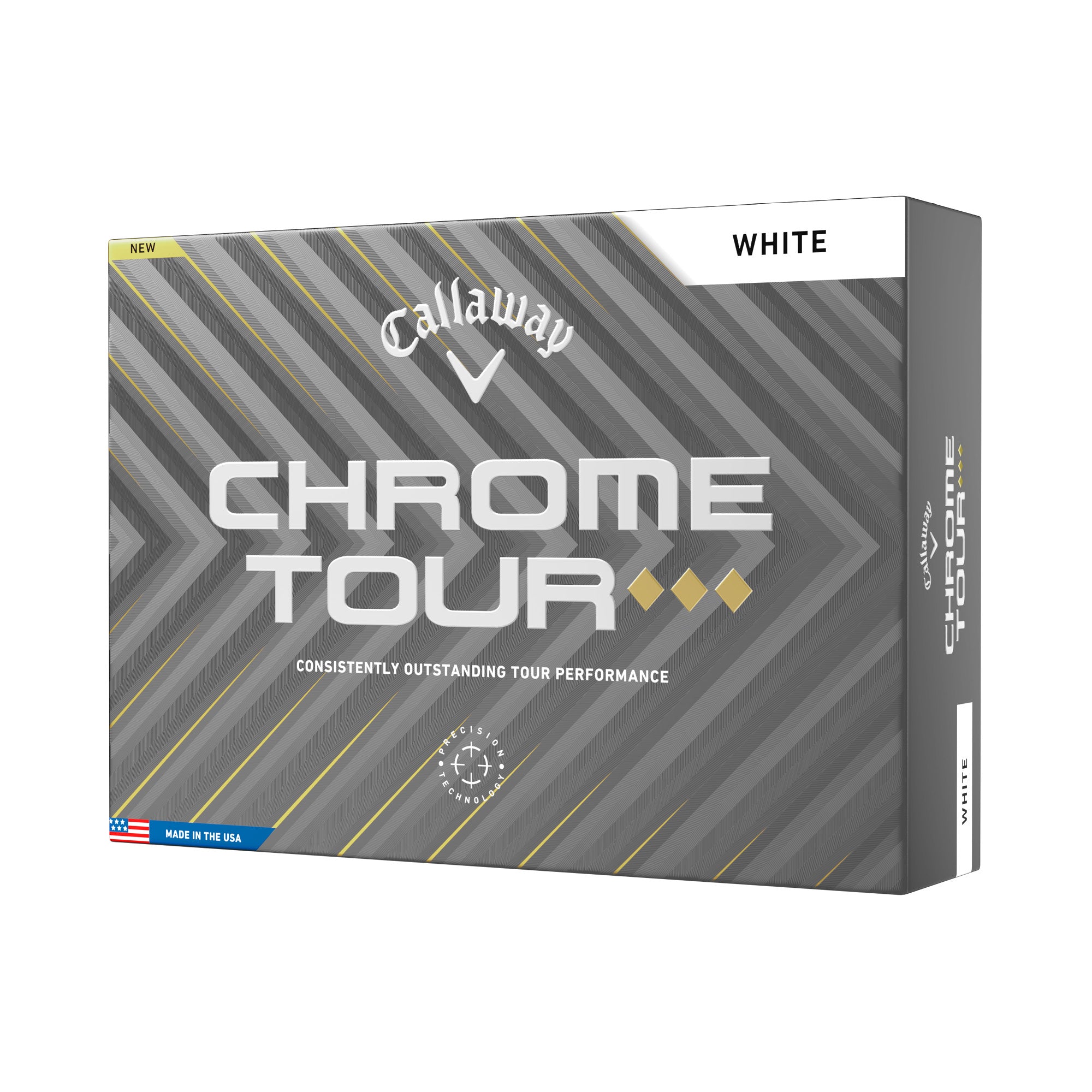 Callaway Chrome Tour Triple Diamond Golf Balls - White