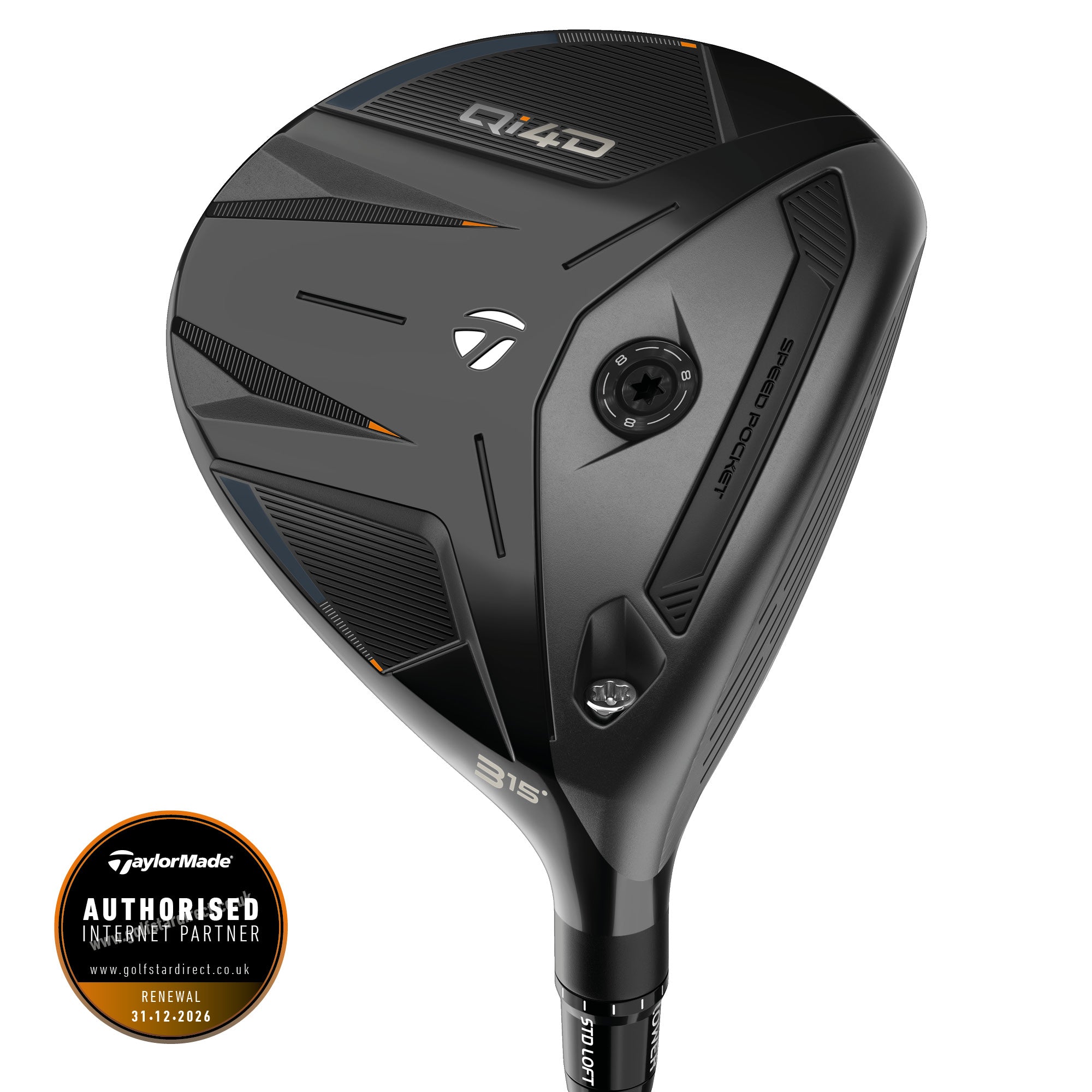 TaylorMade Qi4D Core Golf Fairway Wood - Custom Fit