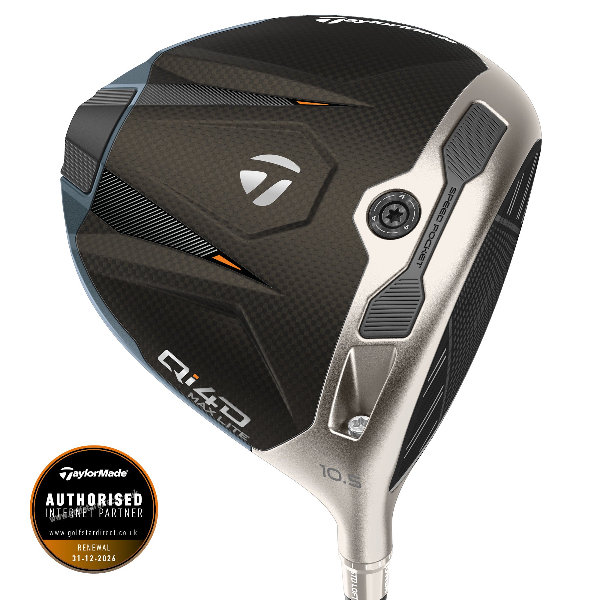 TaylorMade Qi4D Max Lite Golf Driver - Custom Fit