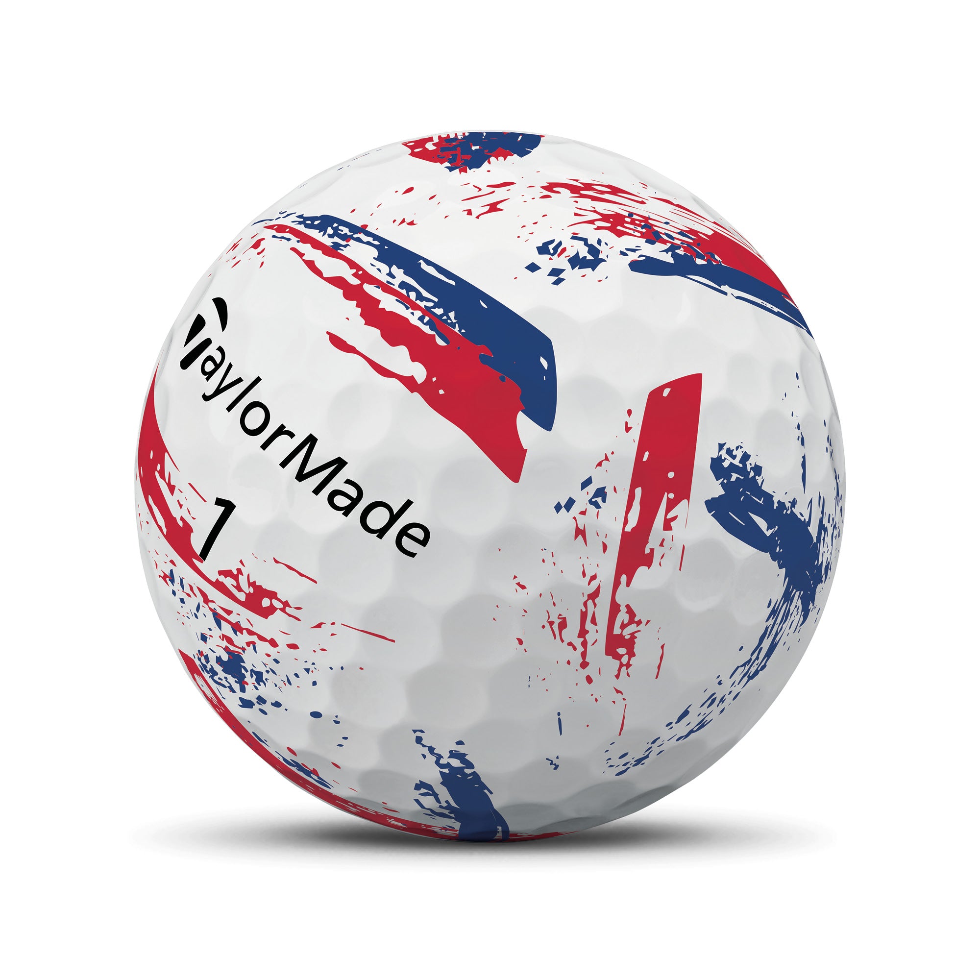 TaylorMade SpeedSoft Ink Golf Balls - Red & Blue