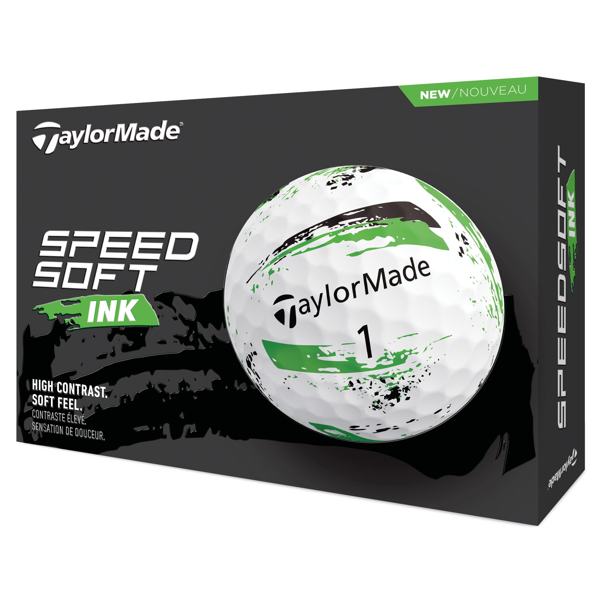 TaylorMade Speedsoft Ink Golf Balls - Green