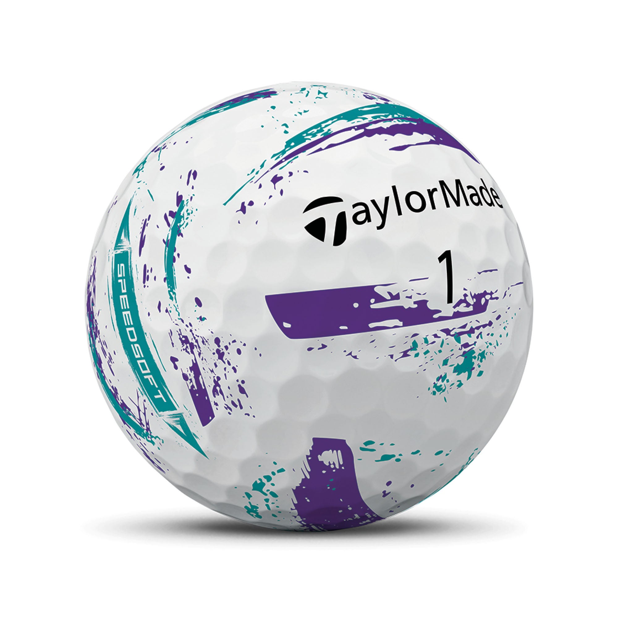 TaylorMade SpeedSoft Ink Golf Balls - Purple