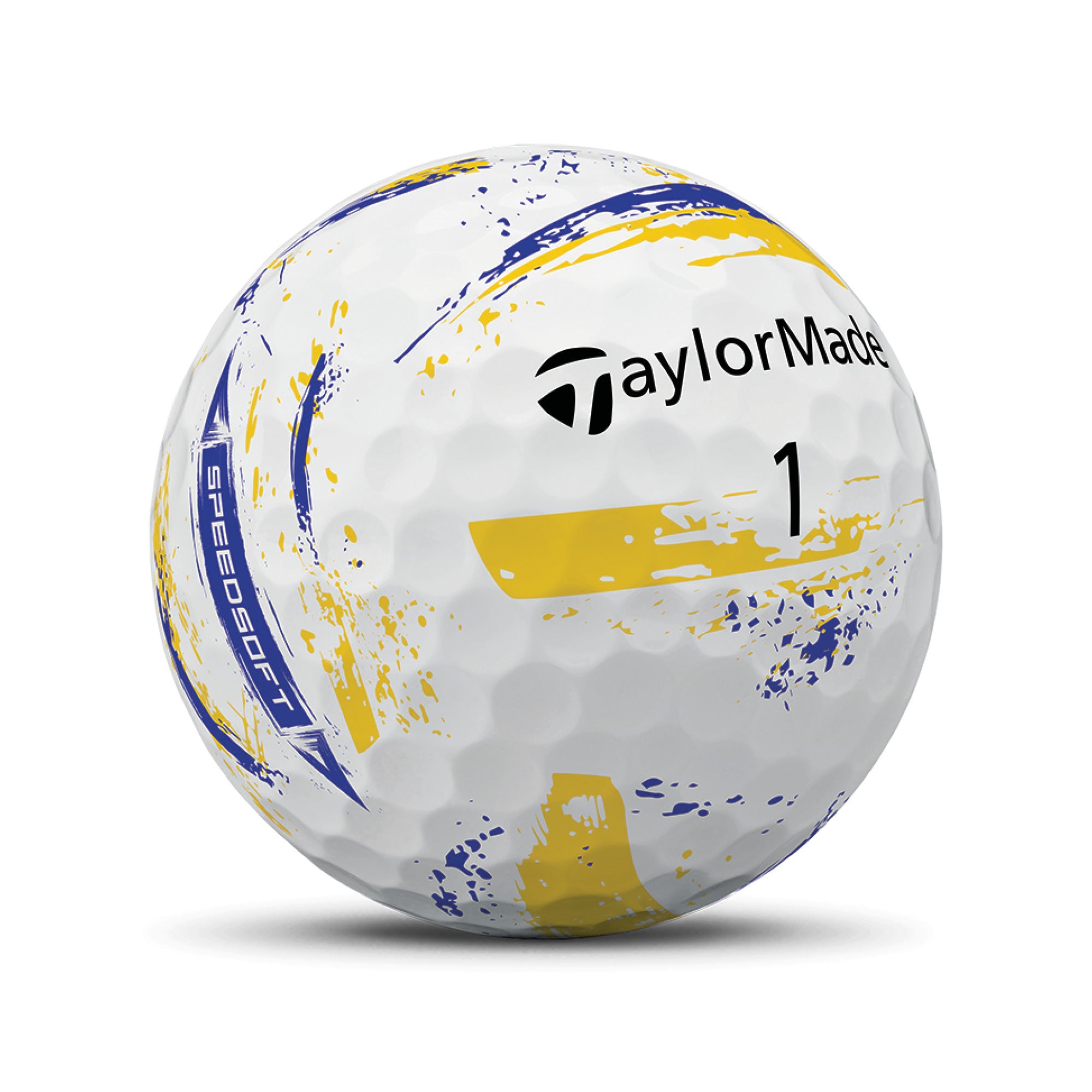 TaylorMade SpeedSoft Ink Golf Balls - Yellow