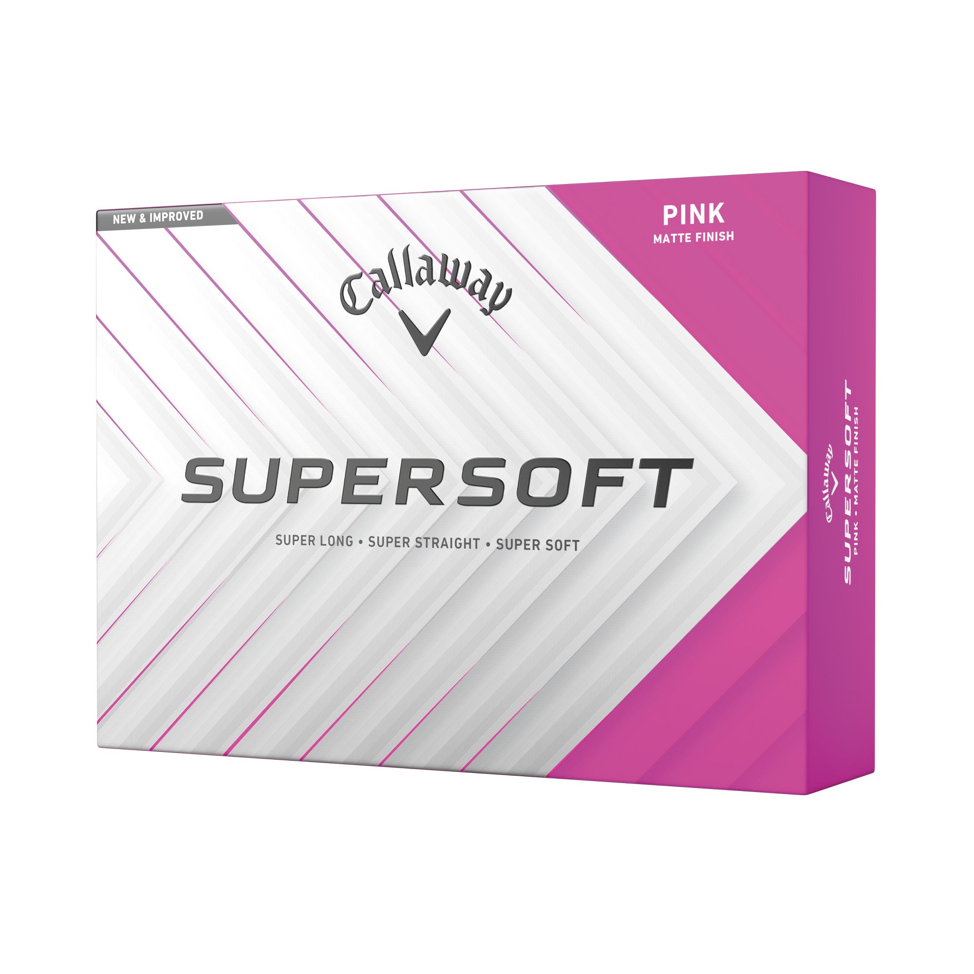 Callaway Supersoft Matte Golf Balls - Pink