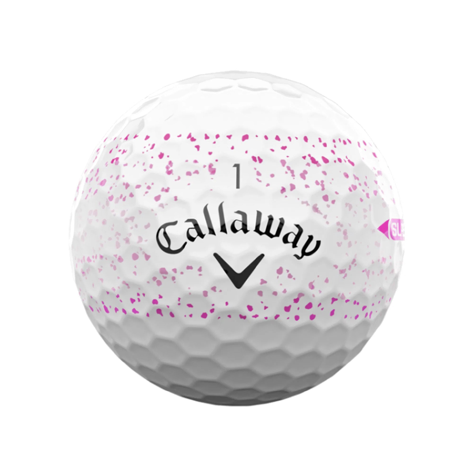 Callaway Supersoft 360º Splatter Golf Balls - Pink