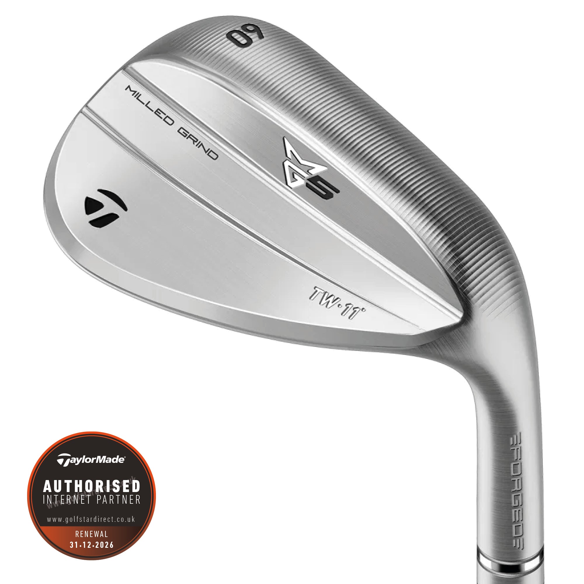 TaylorMade Milled Grind 5 TW Chrome Golf Wedges - Custom Fit