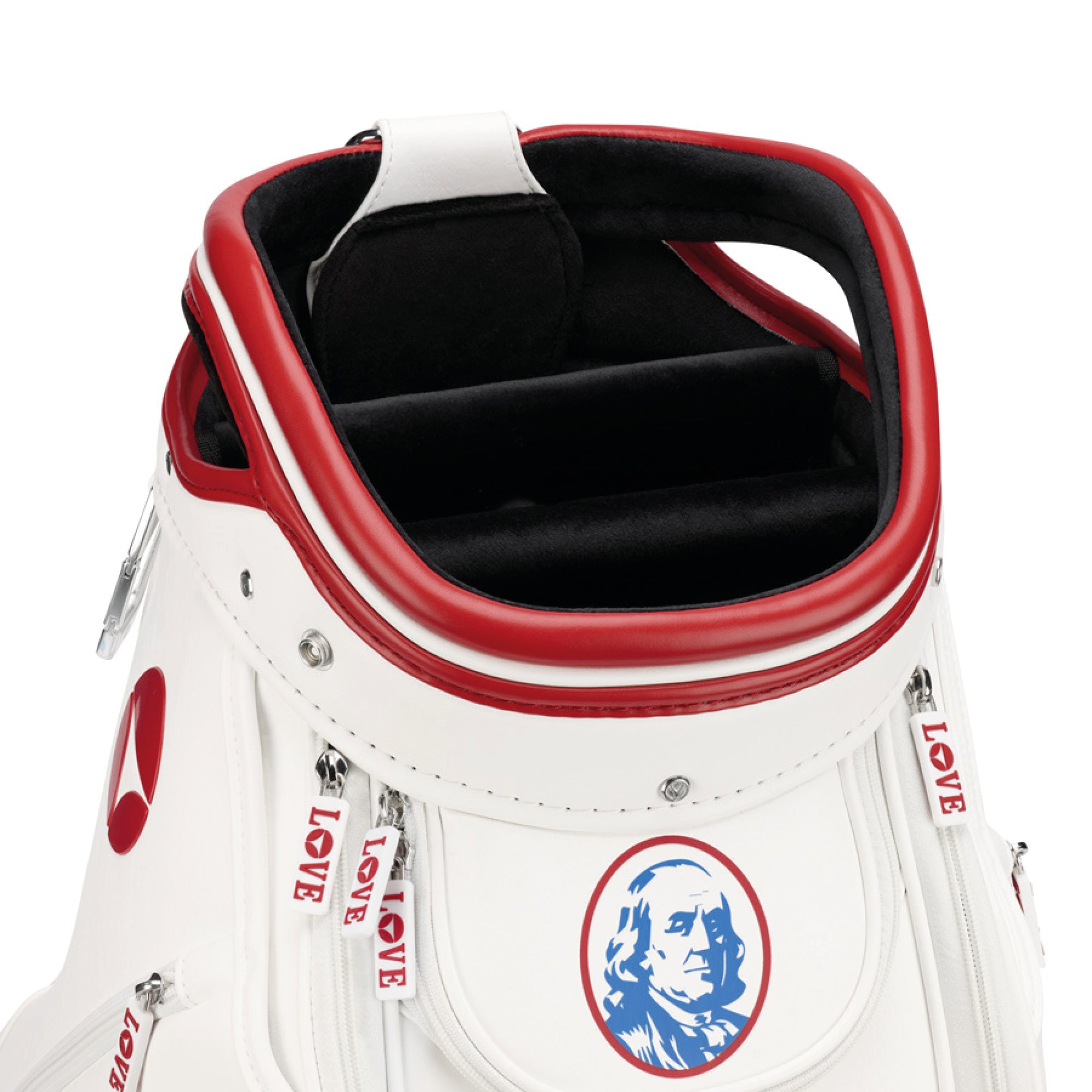 TaylorMade Limited Edition Professional Championship Tour Staff Bag - White, Blue & Red